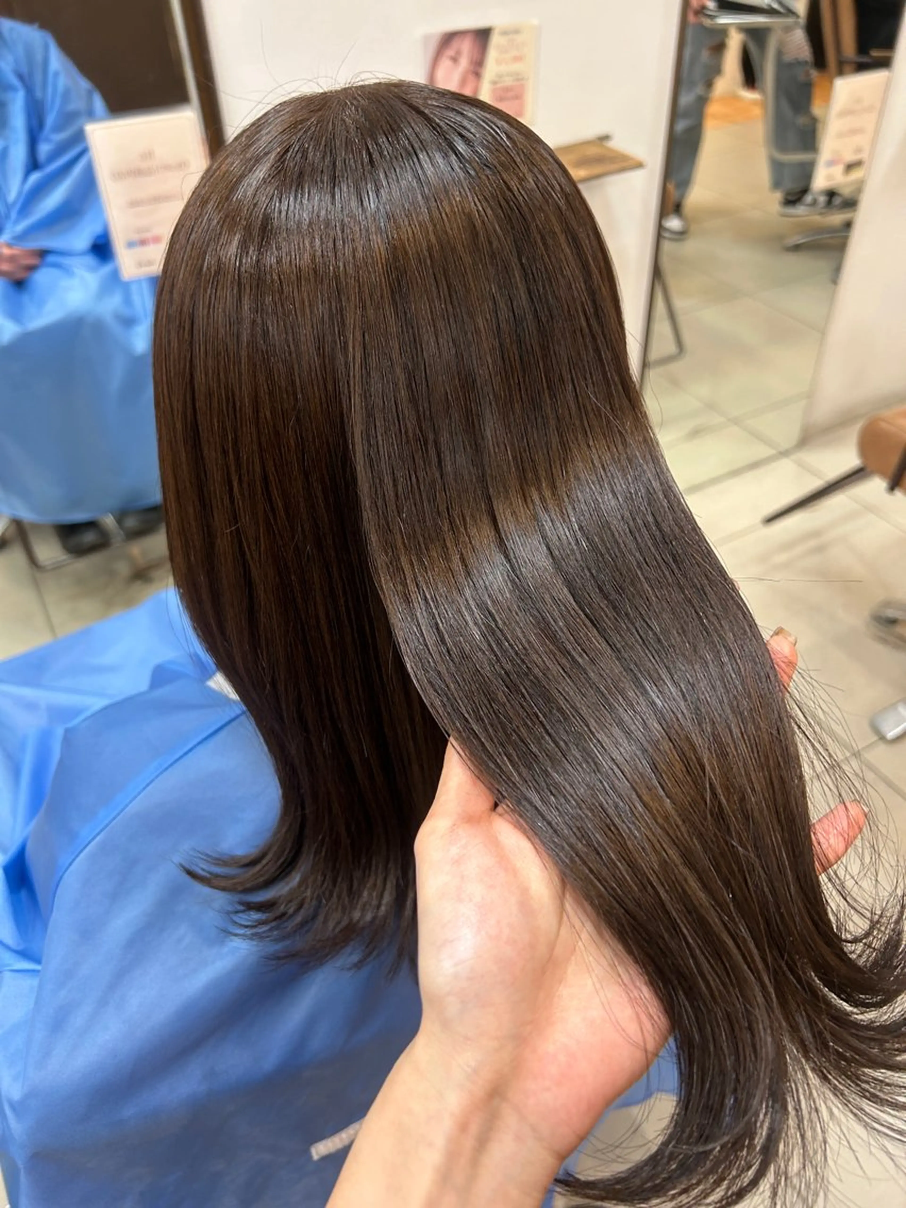 カラー 髪質改善 カット ヘアカラー トリートメント 阪田 真奈未のヘアスタイル
