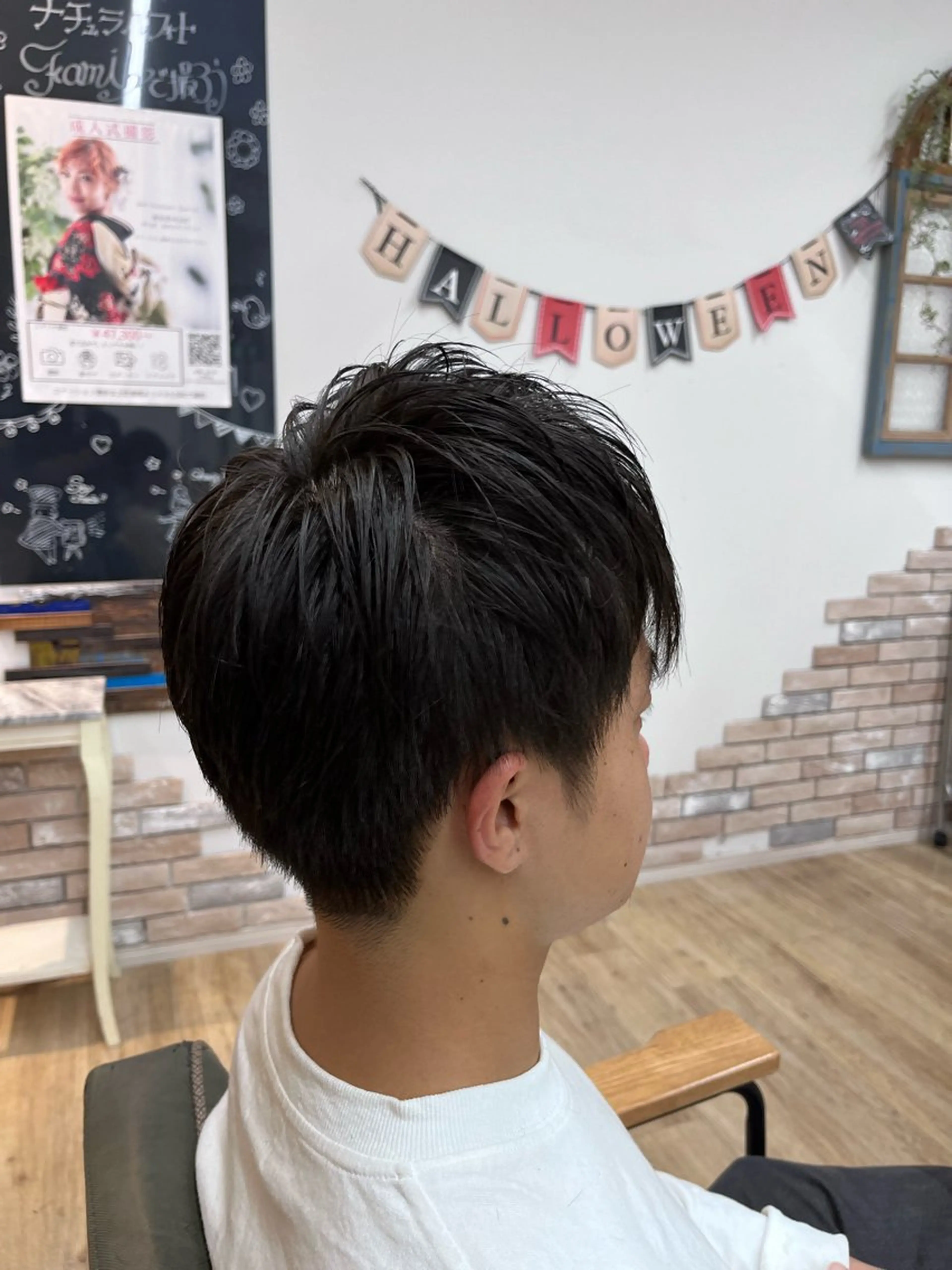 ショート メンズ 刈り上げ 田尾 凌雅のヘアスタイル