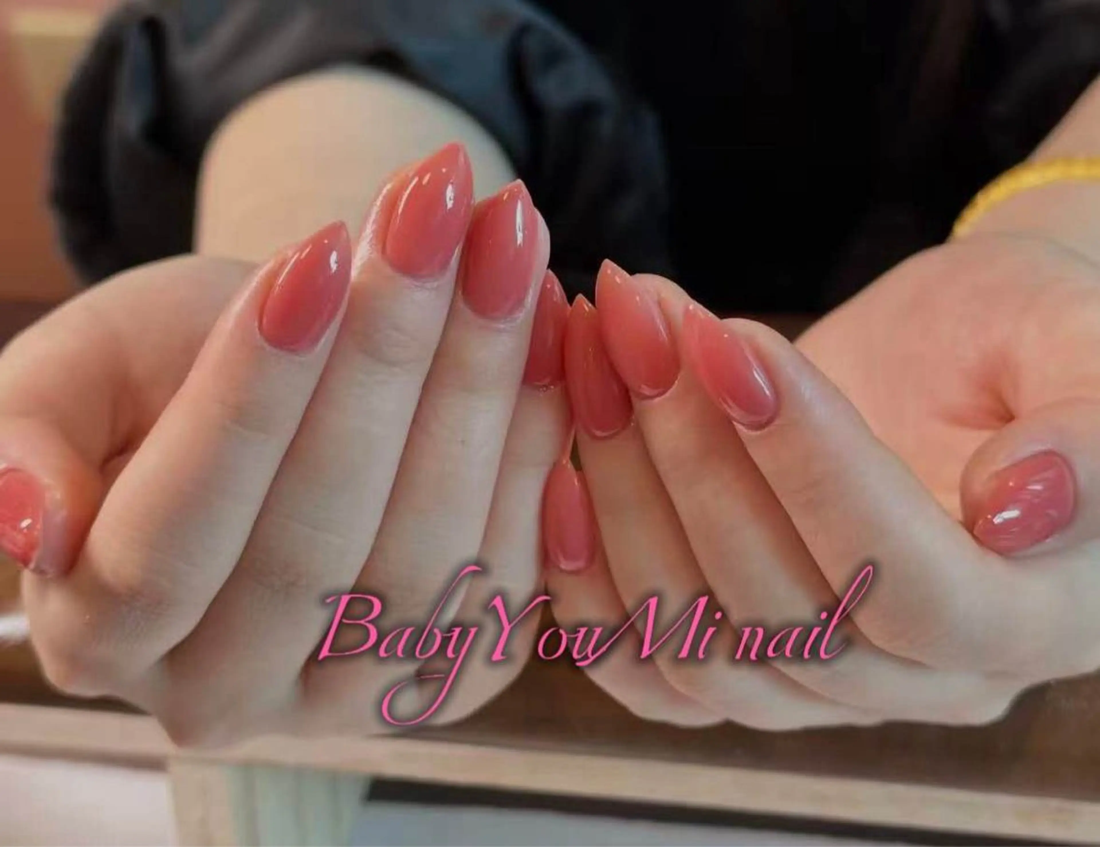ネイル オーロラネイル チークネイル 成人式 フットネイル フレンチネイル ハンドネイル BabyYouMi nailのネイルデザイン