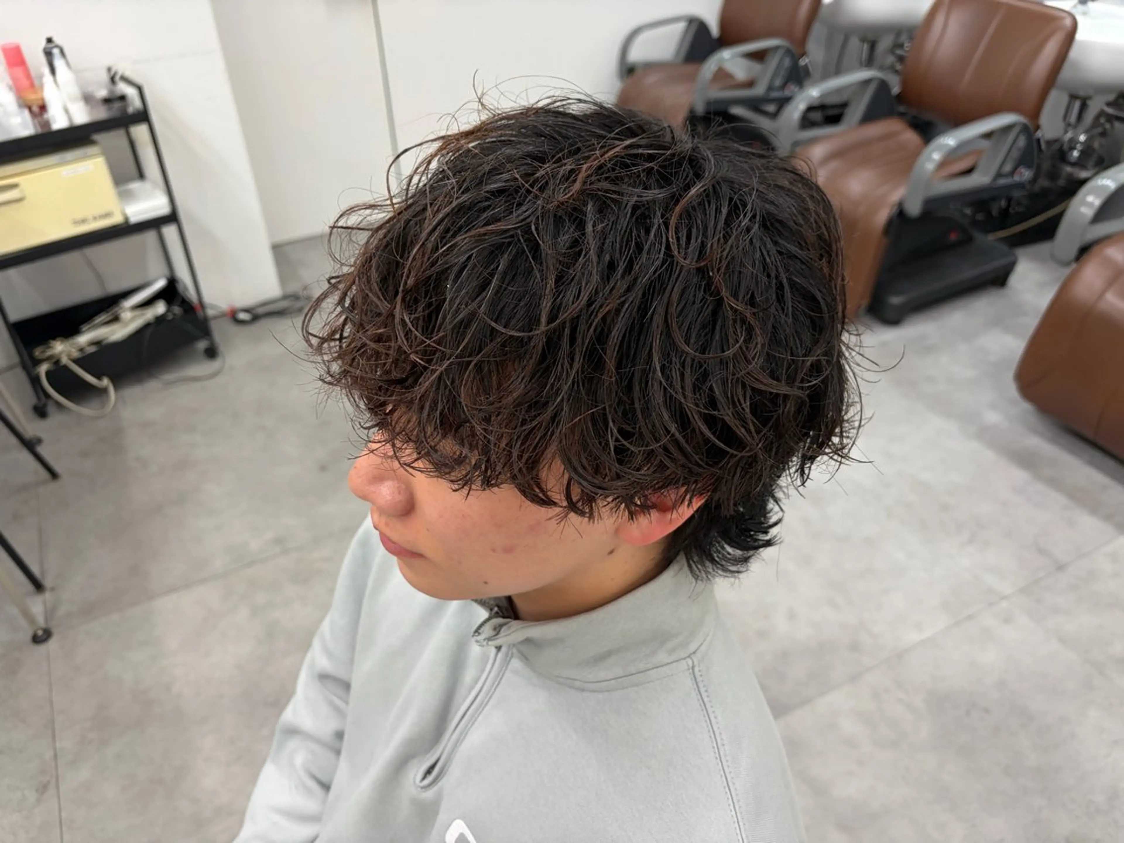 カット＋シャドウパーマの写真