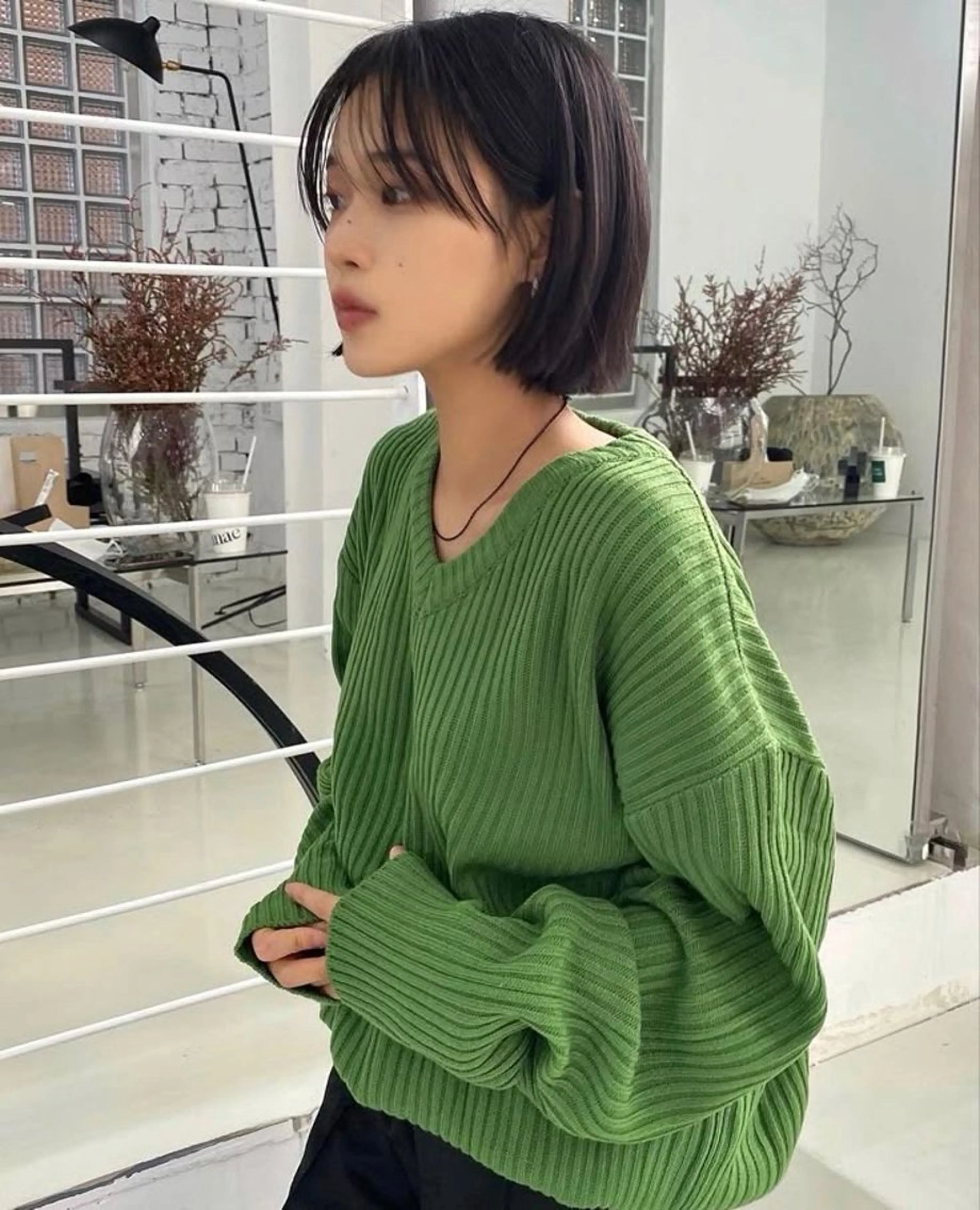 ショート rizu🤎/ ボブ /ブラウンカラーのヘアスタイル