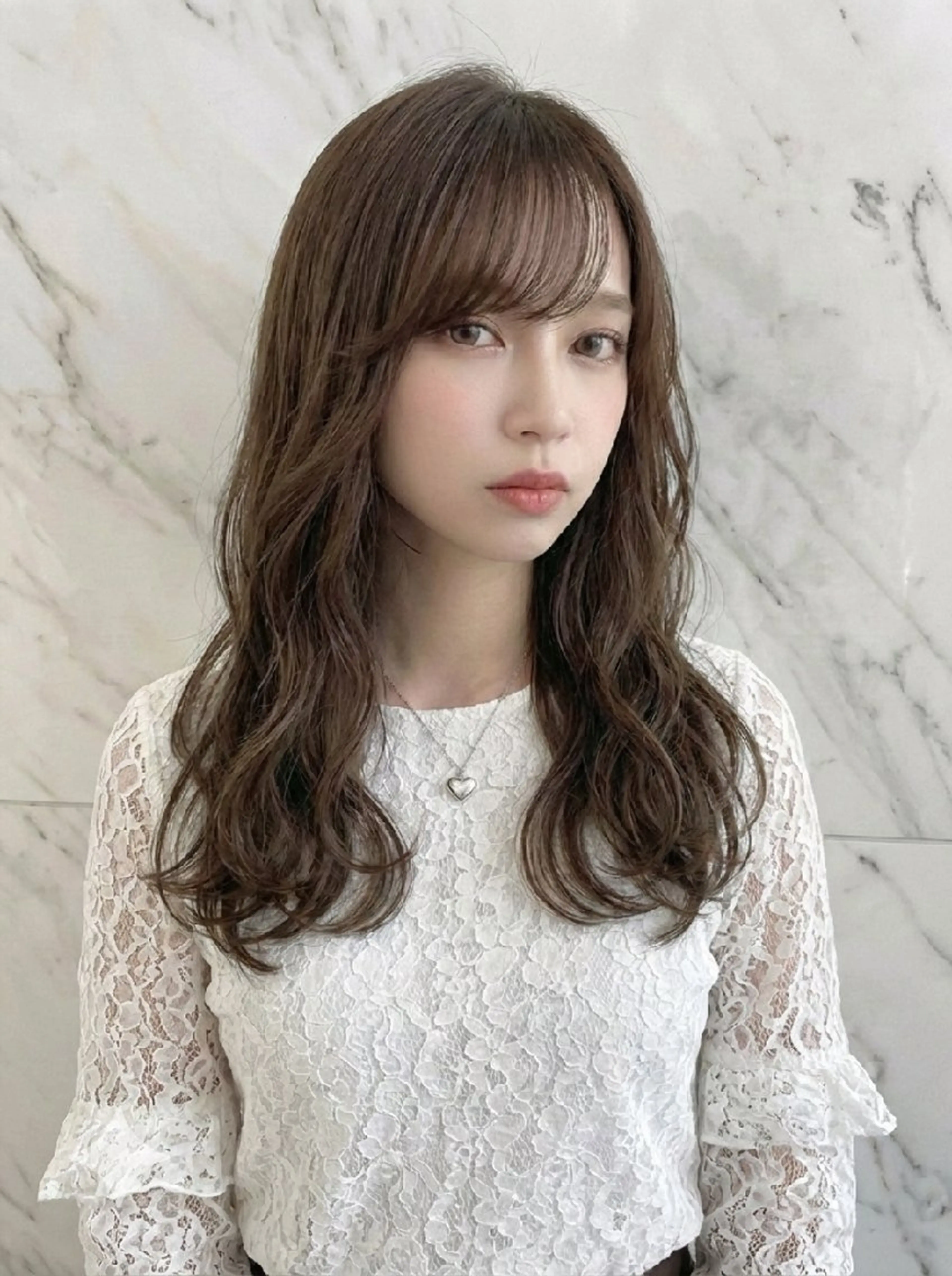 ロング カット ヘアカラー トリートメント 原田 祥彰のヘアスタイル