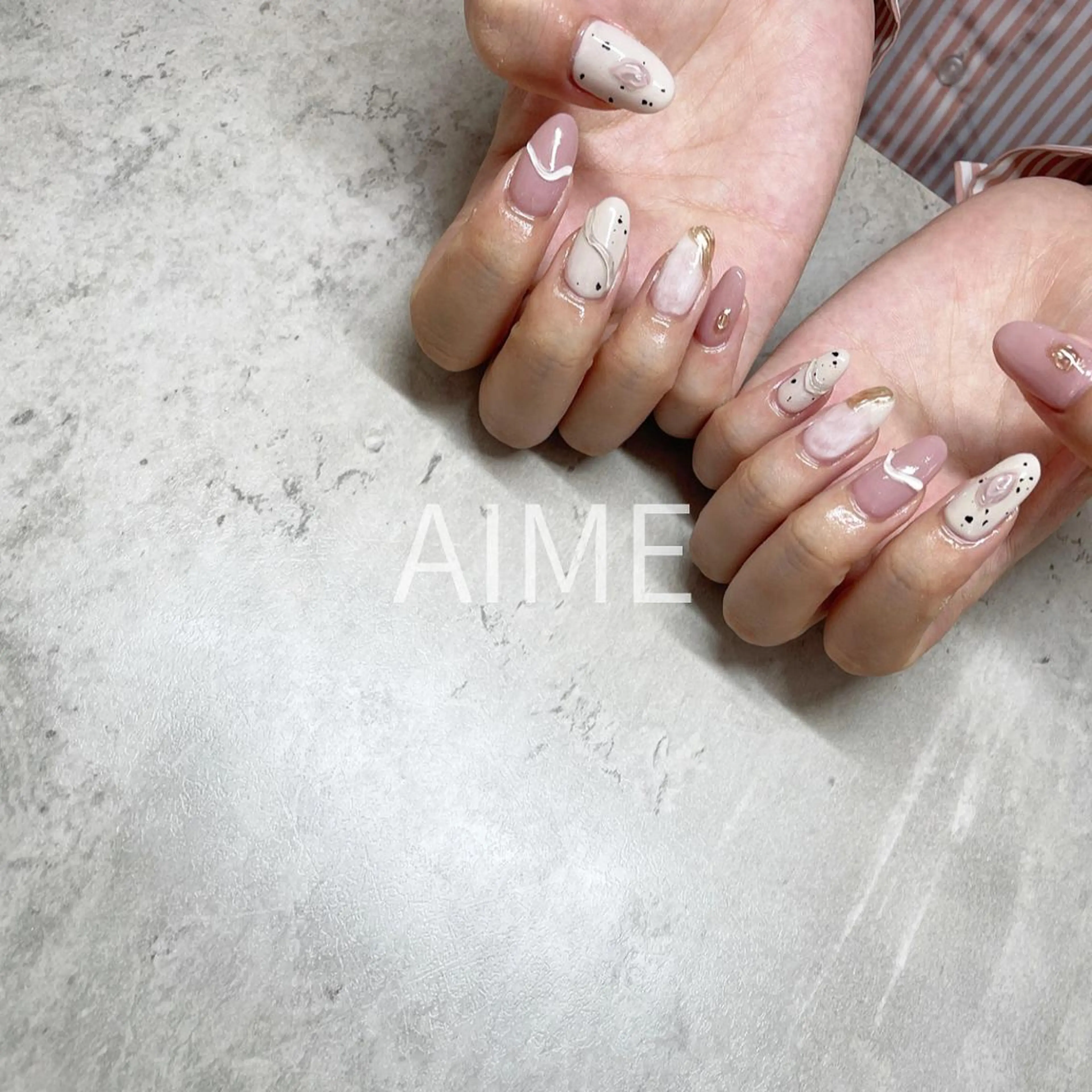 ネイル ハンドネイル AIME （momo）のネイルデザイン