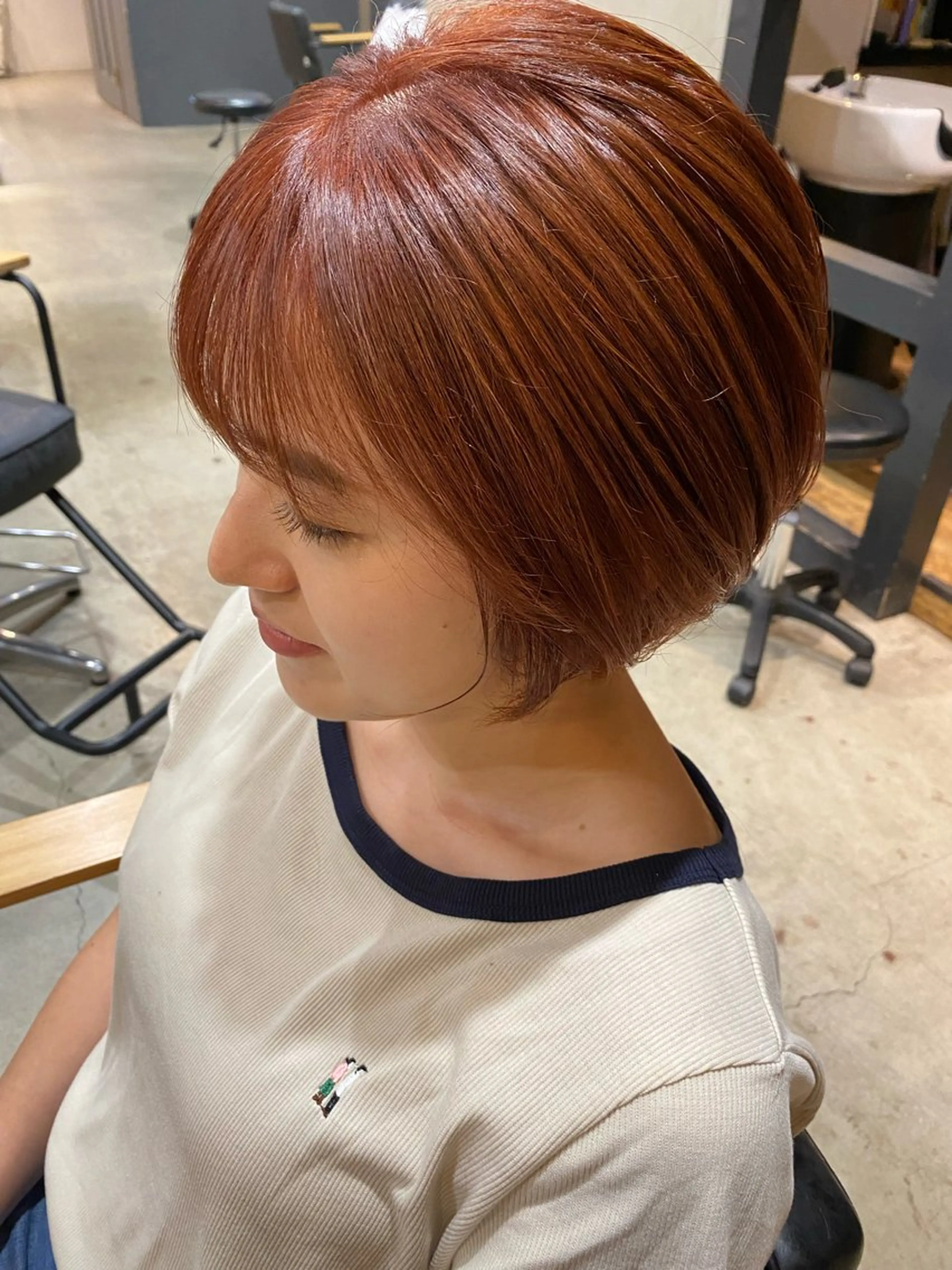 ショート カラー 🩷🍭中津・梅田 エリア🍬💜のヘアスタイル