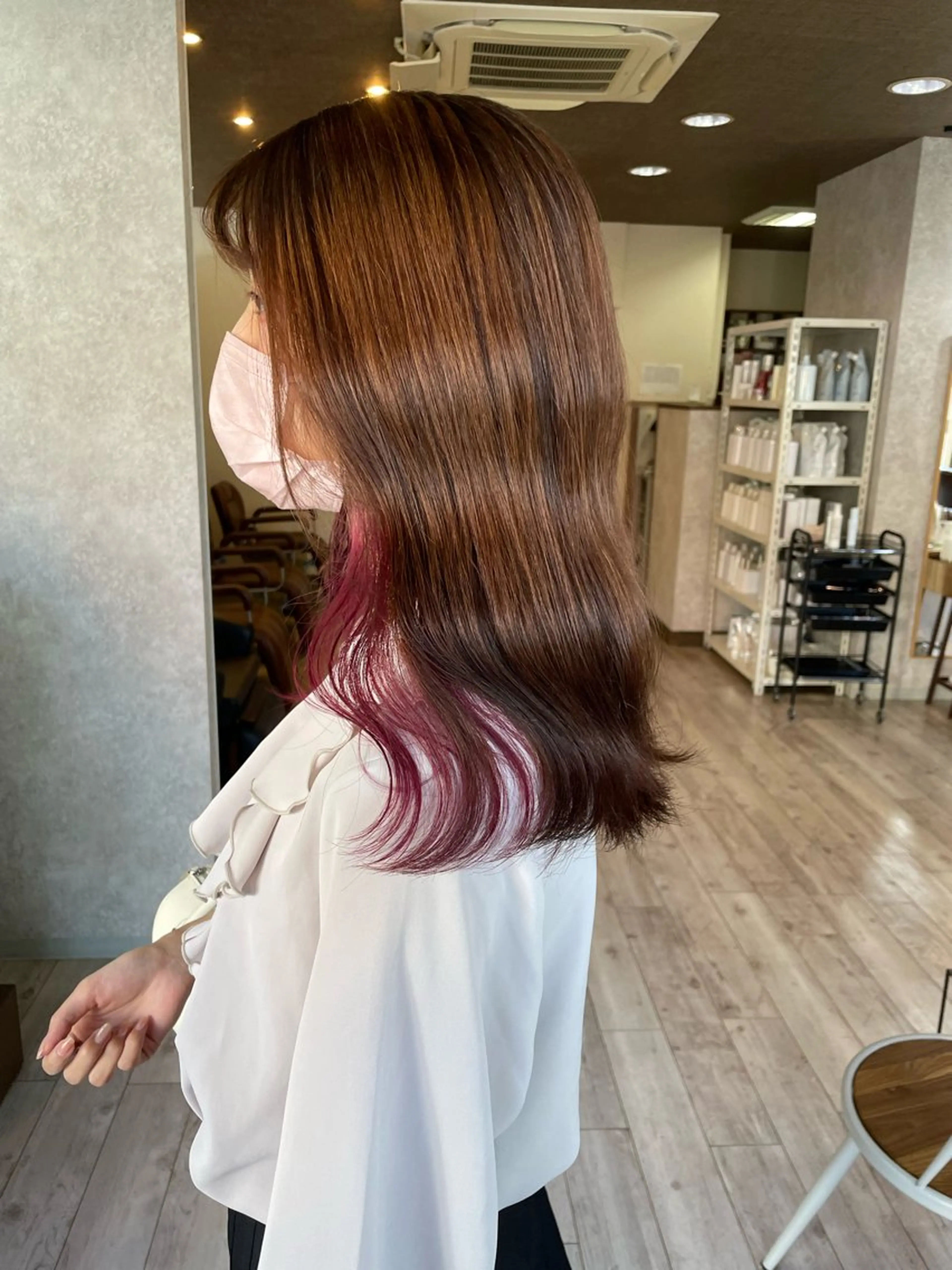 セミロング カラー 🫧ヒシダアキ taboo.i🫧のヘアスタイル