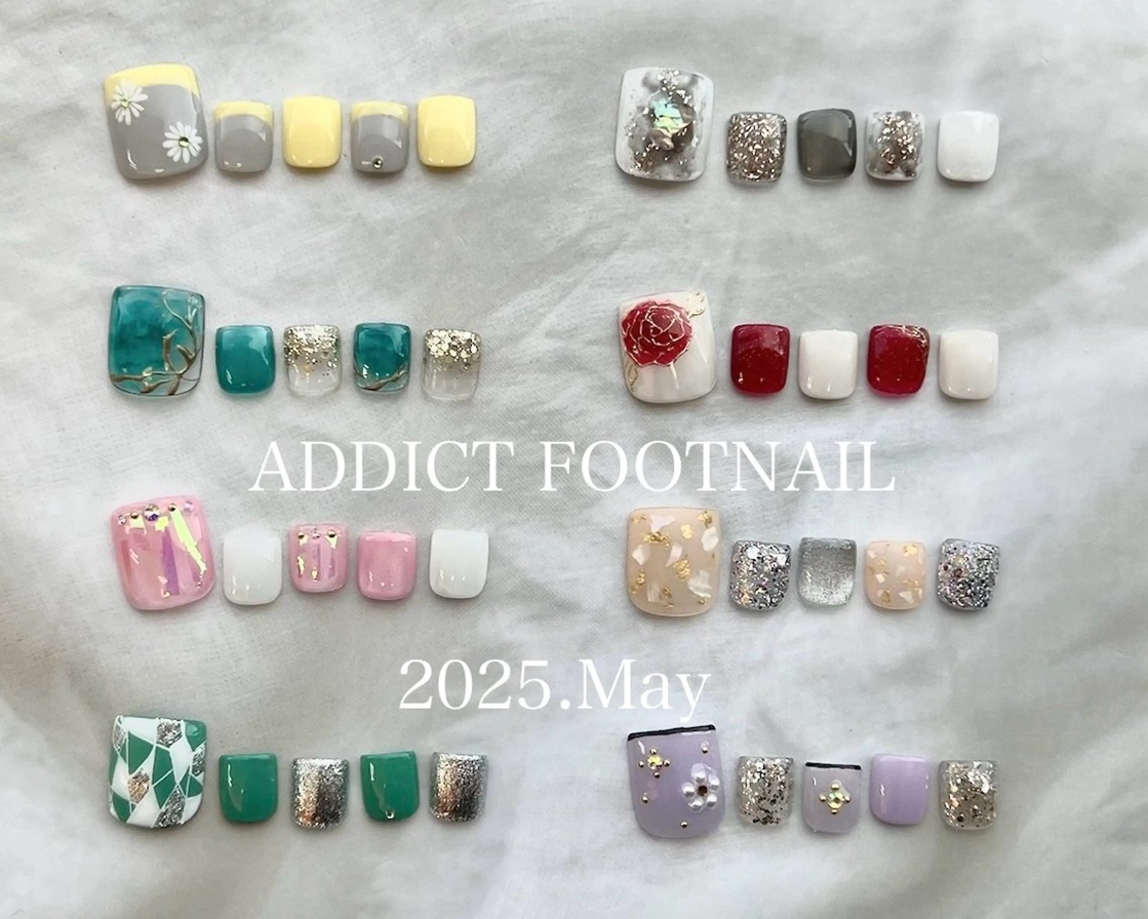 ネイル フットネイル ADDICT アディクトのマツエク・マツパデザイン