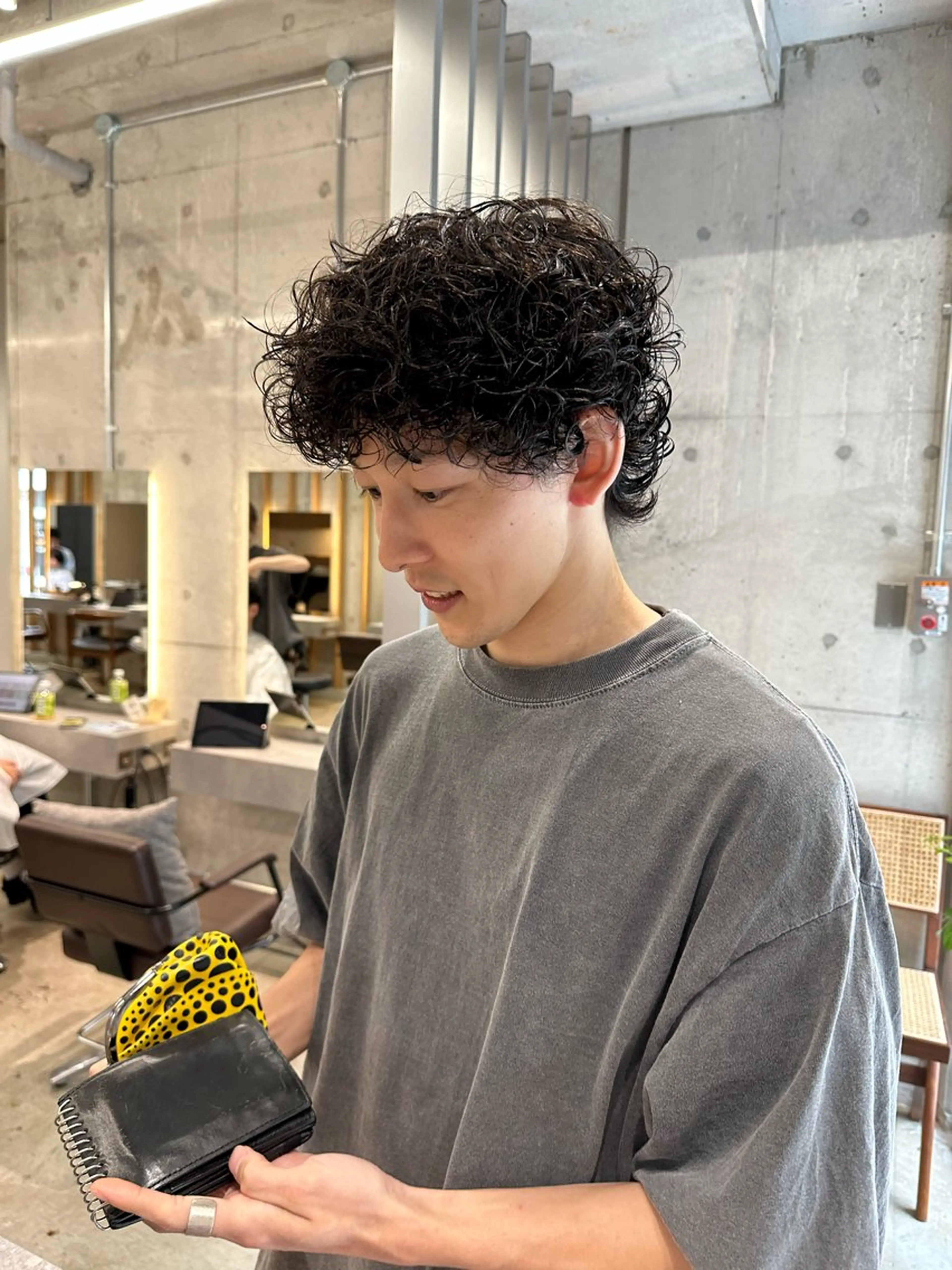 パーマ タグチ アスカのヘアスタイル