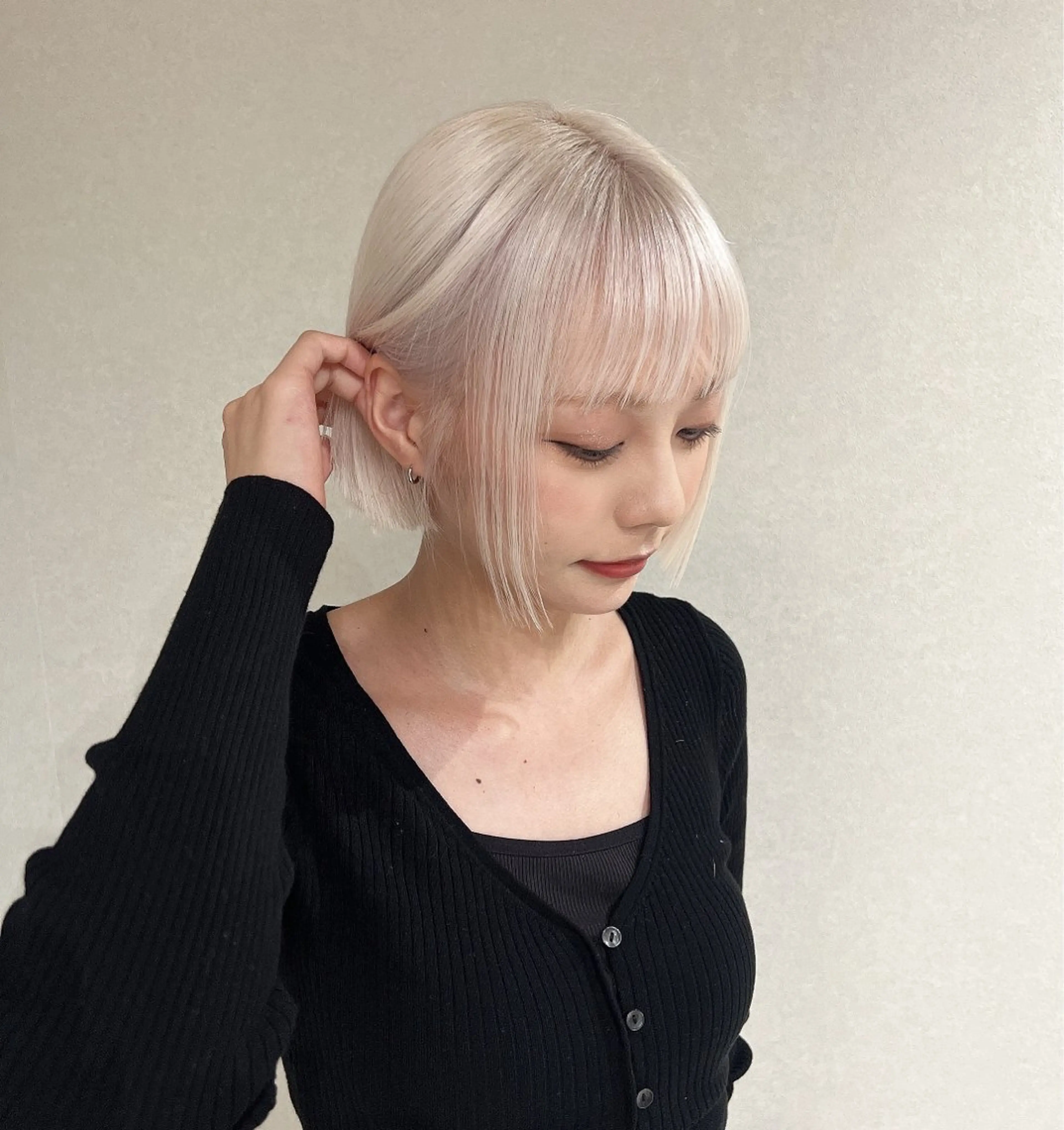 ミディアム カラー ブリーチ box  mico. mutsumiのヘアスタイル