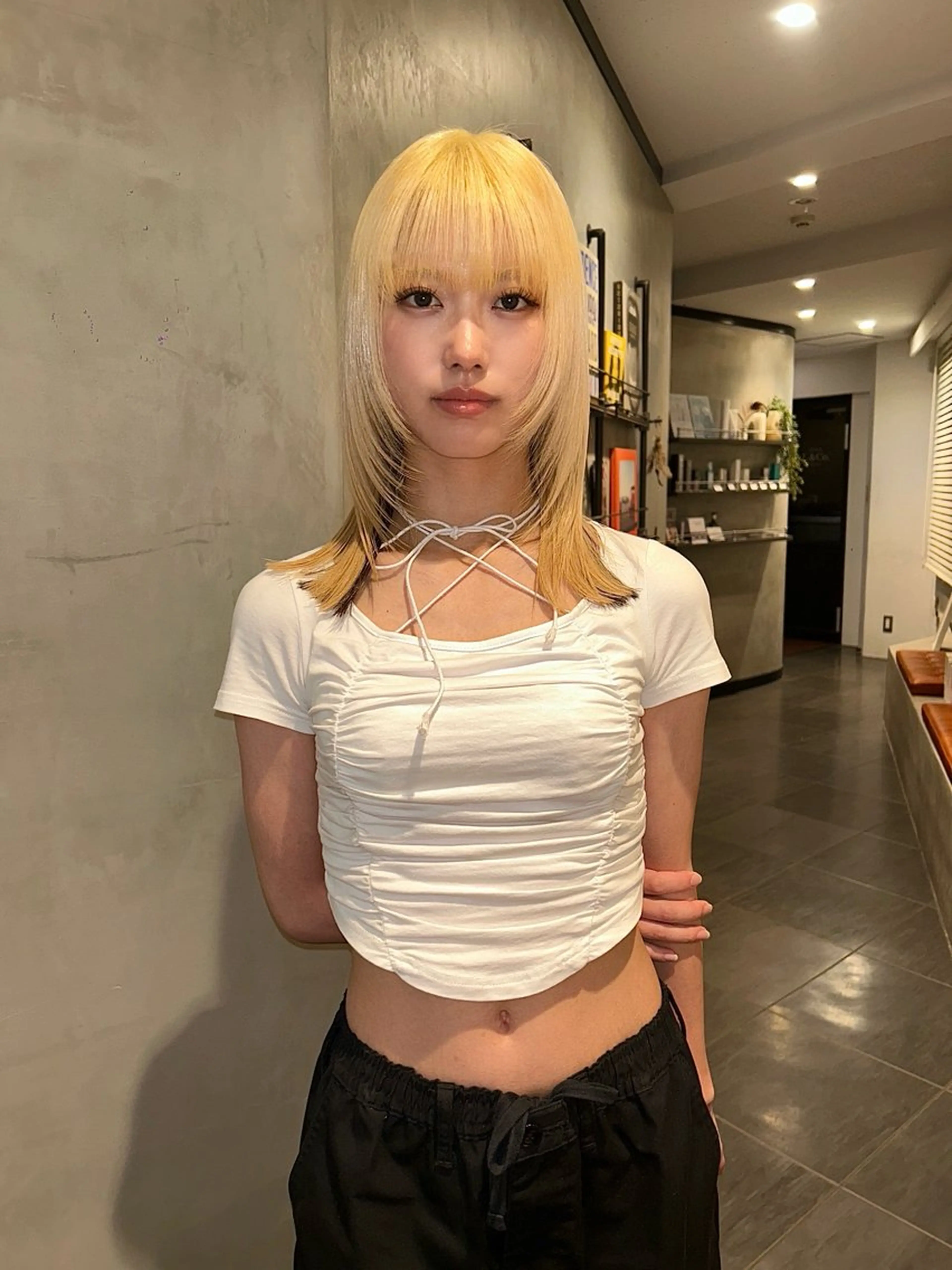 ロング カラー タナカ カナ🫧のヘアスタイル