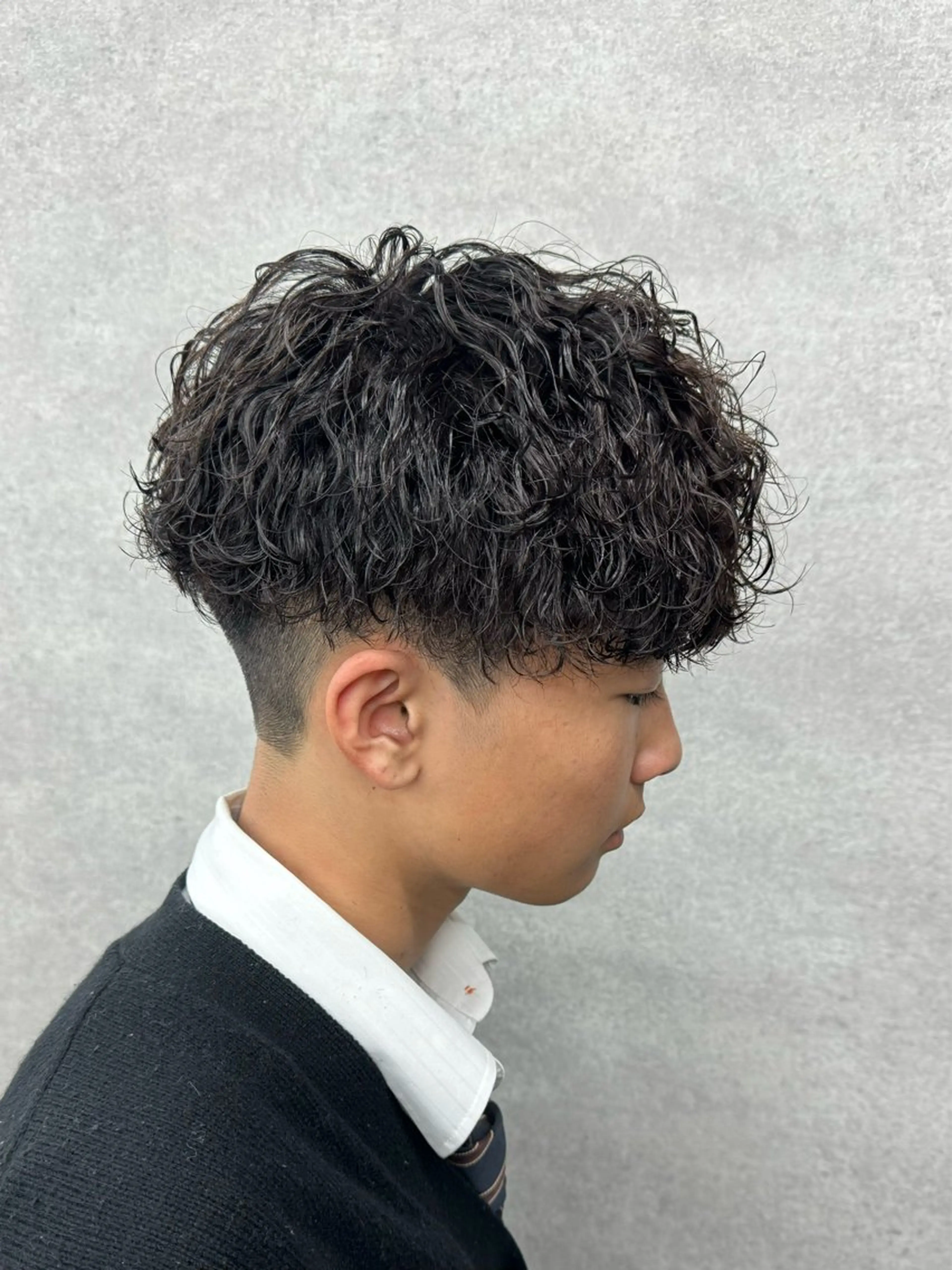 ショート パーマ メンズ カット パーマ トリートメント ヘッドスパ ヘアセット 💎メンズ特化💎 tomokiのヘアスタイル