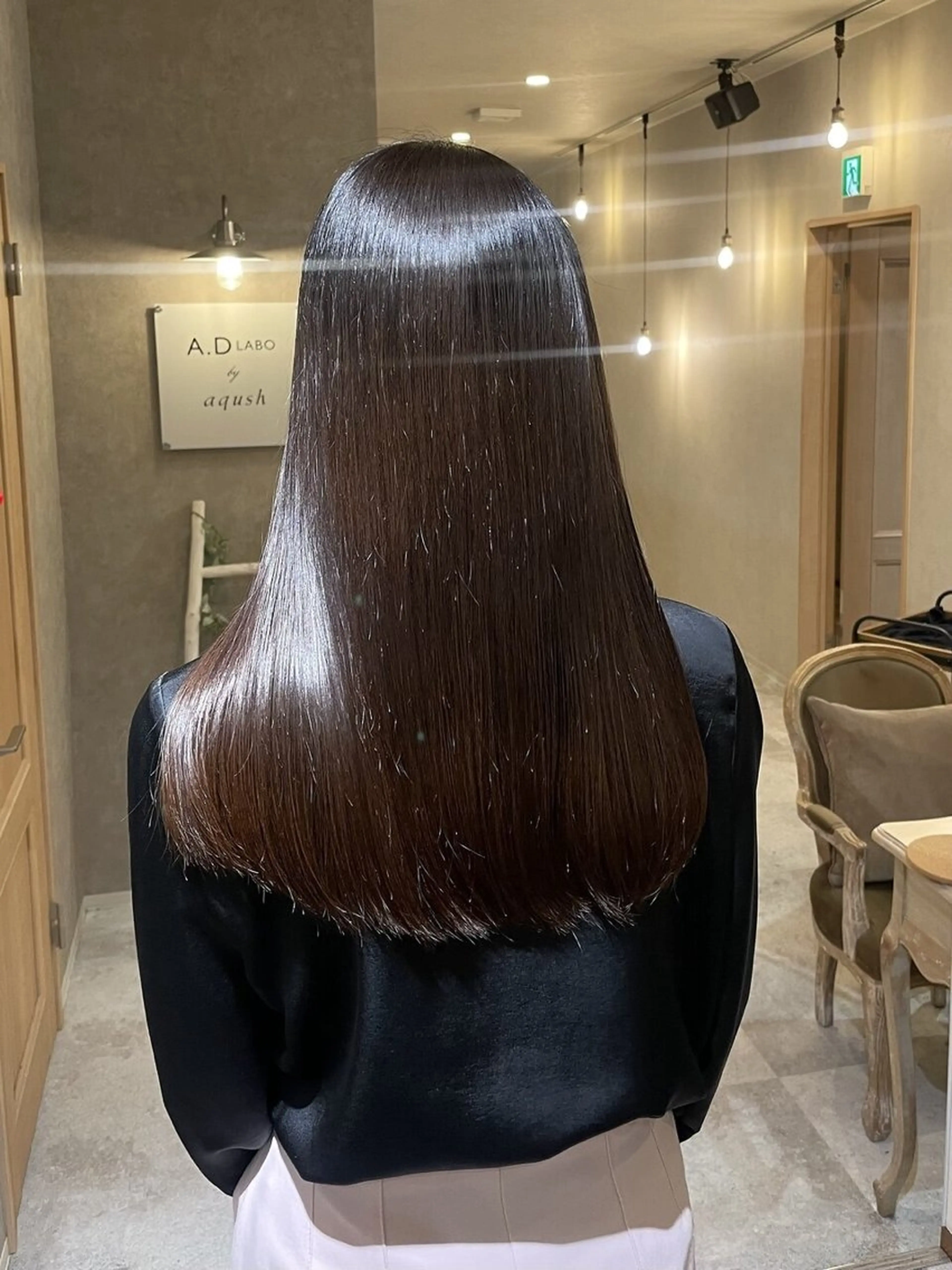 ロング 縮毛矯正 豊田市/小笠原 蒼のヘアスタイル