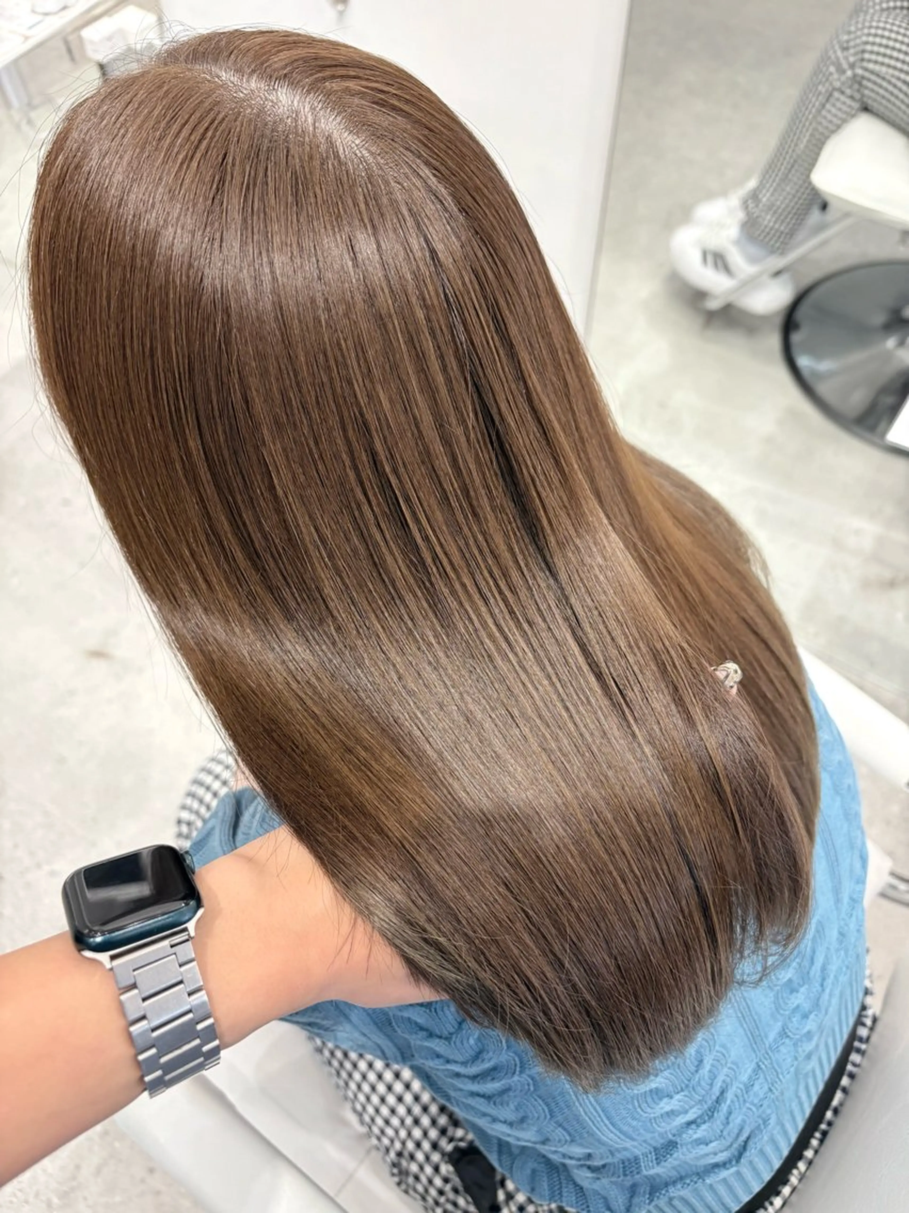 ロング カラー iLi🫧kim ryongna🦋のヘアスタイル