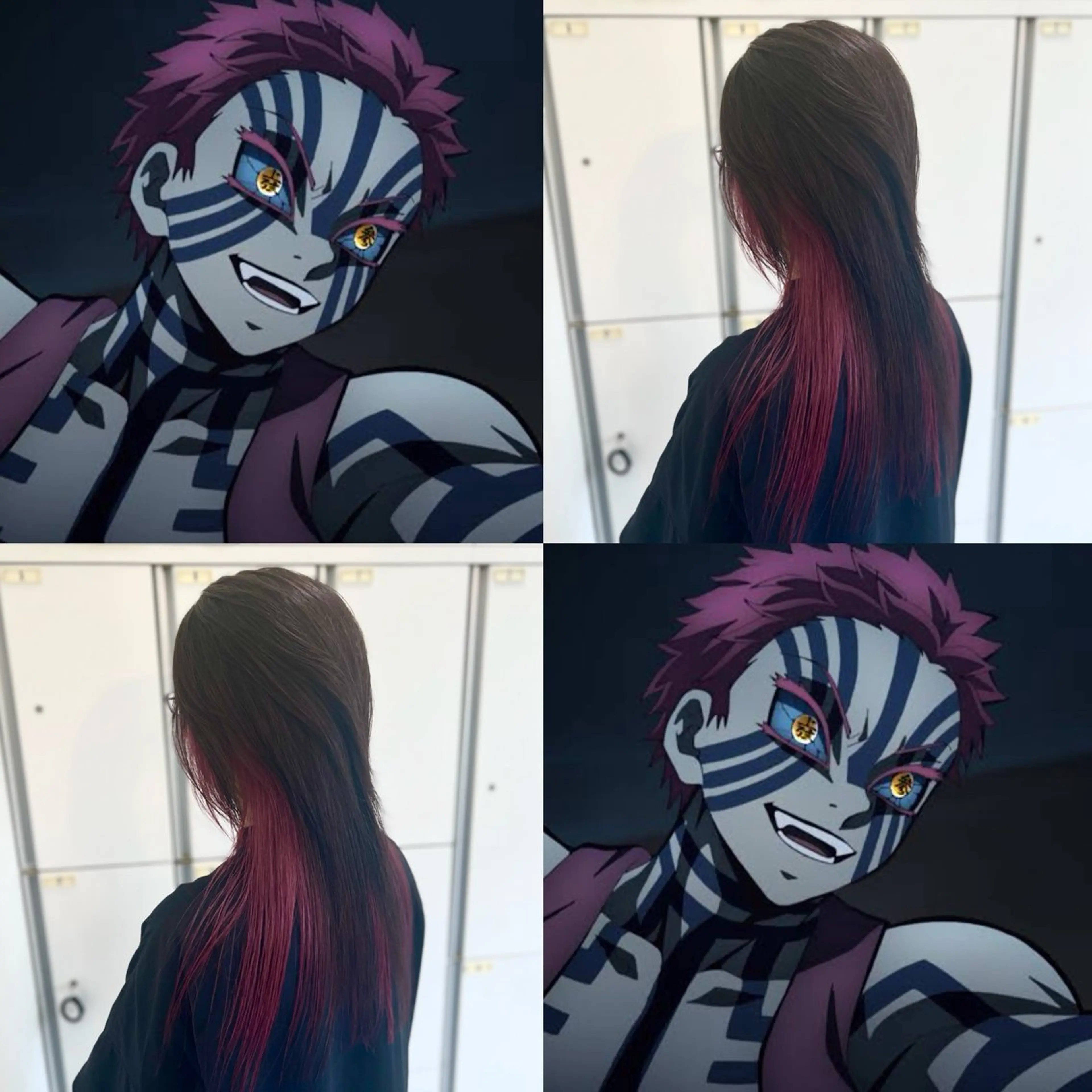 ロング カラー ヘアカラー インナー/2次元/ 推しカラー/しゅうとのヘアスタイル