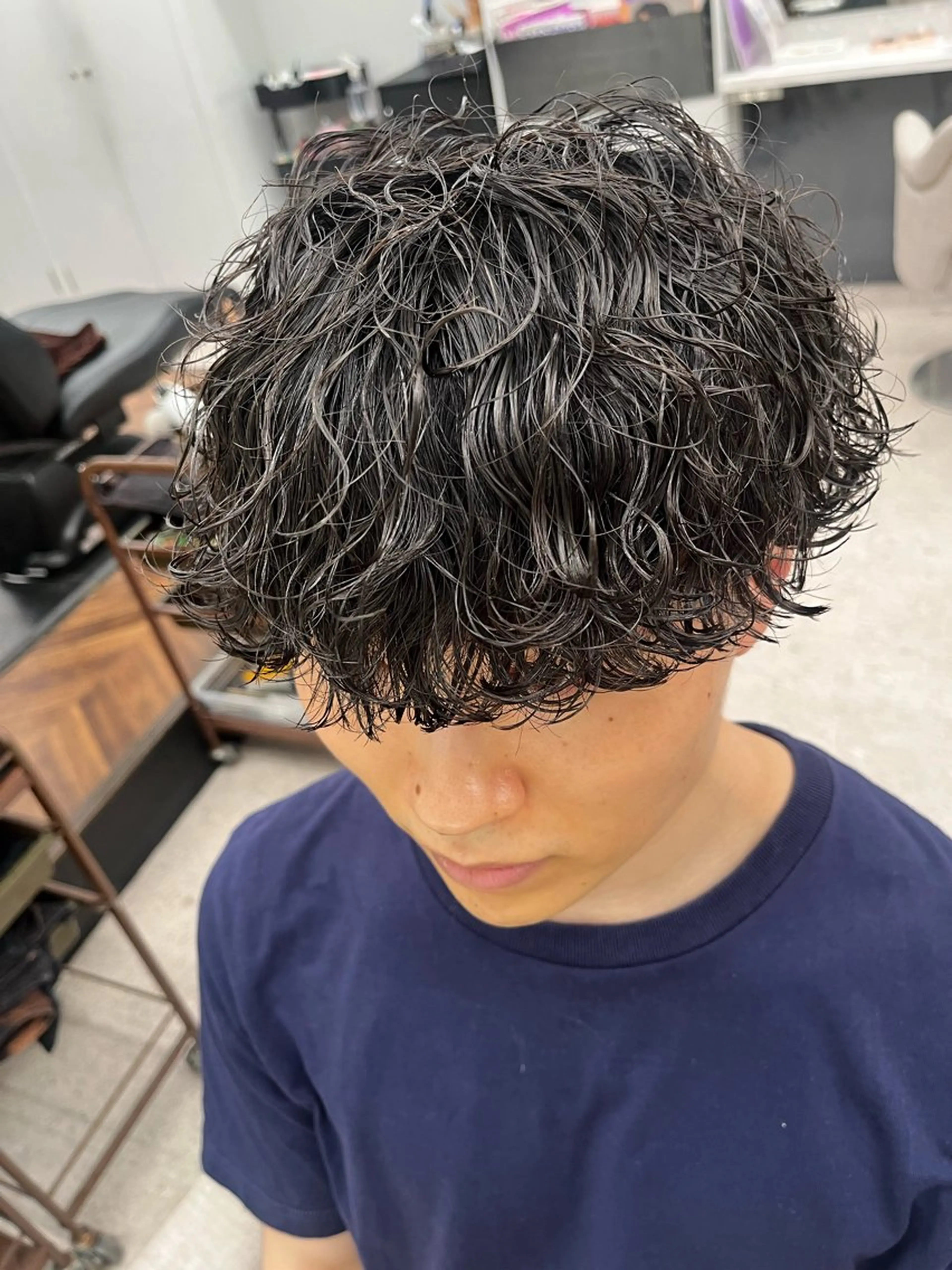 パーマ メンズ カット パーマ 🍐シャドウパーマ メンズ特化/守岡🍐のヘアスタイル