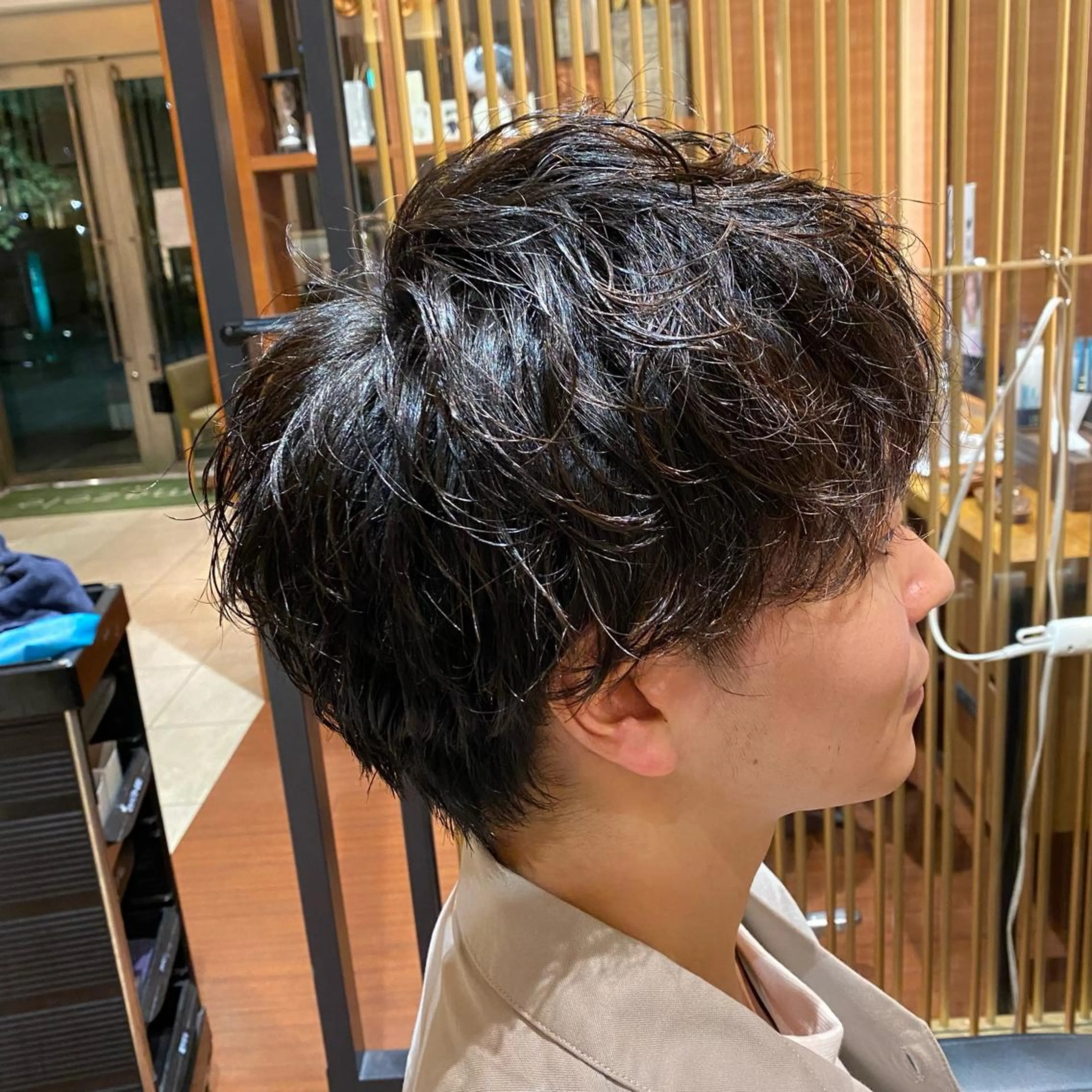 ショート パーマ メンズ 依田悠人 🌟メンズカット特化のヘアスタイル