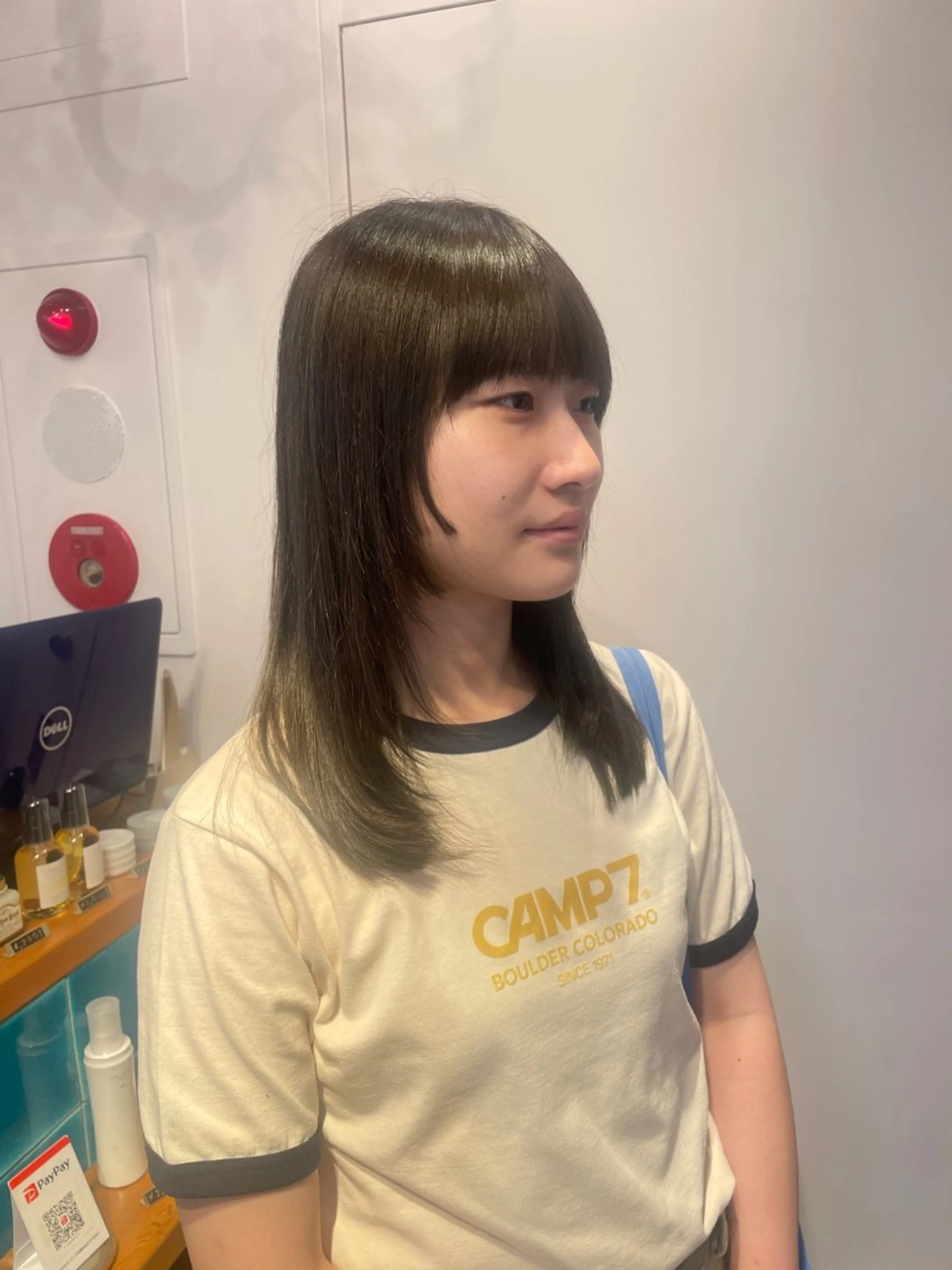 ミディアム カラー 韓国ヘア/wカラー レイヤー/RIN🎀のヘアスタイル