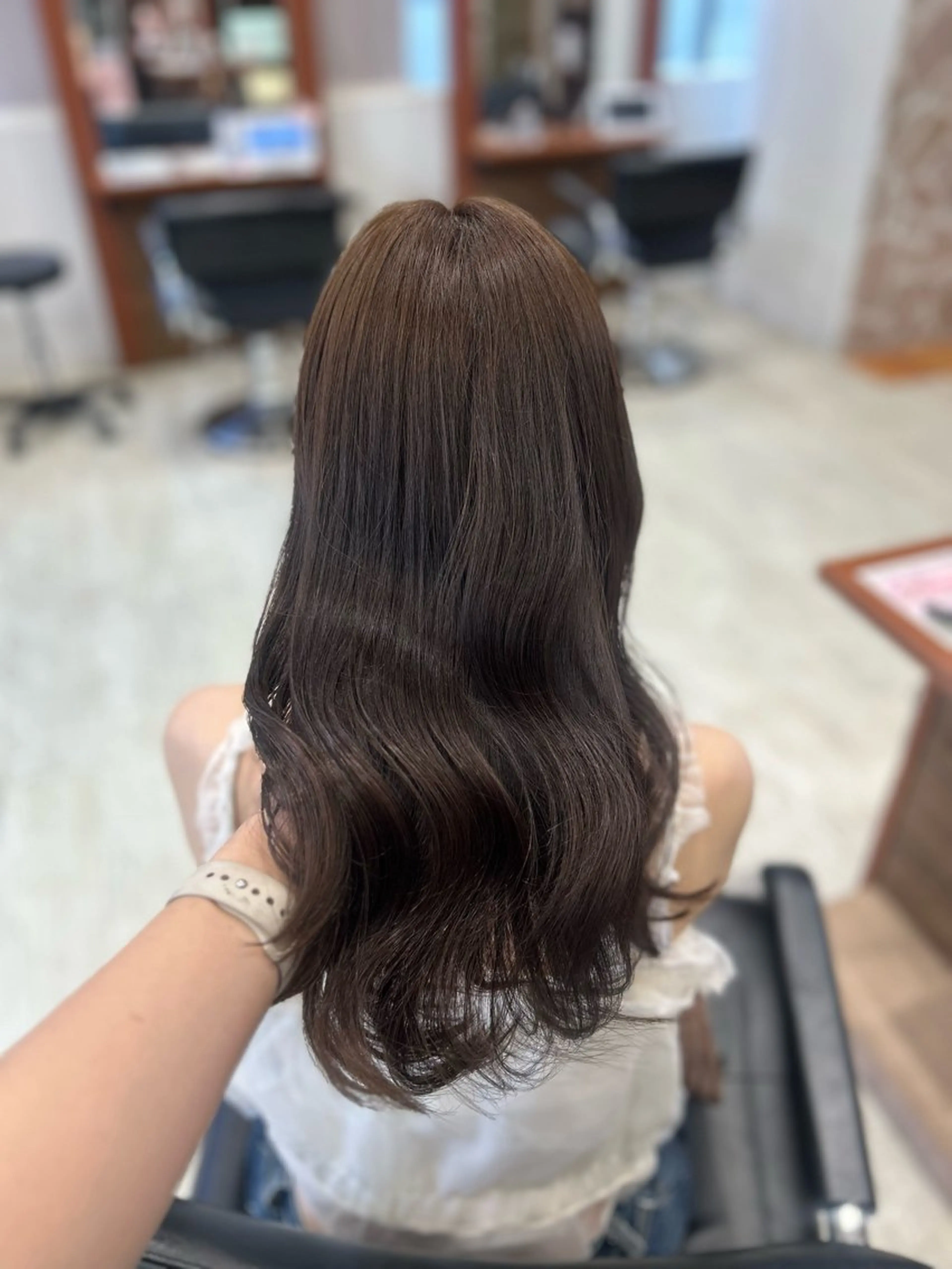 カラー アッシュ アッシュブラウン ブラウンカラー カット ヘアカラー トリートメント 🎀透明感/レイヤ ー/Kotona🎀のヘアスタイル