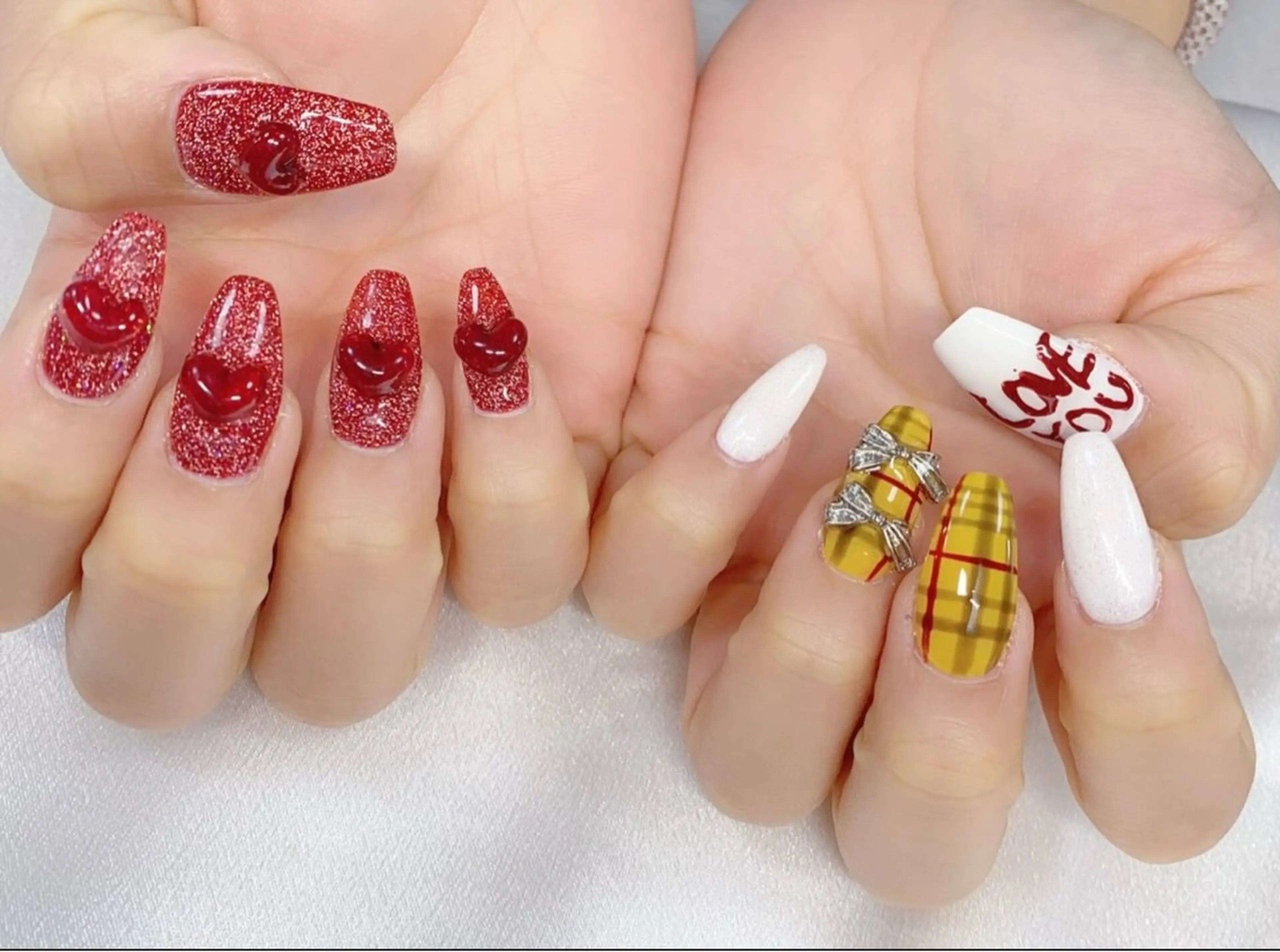 ネイル オーロラネイル チークネイル 長さ出し フレンチネイル ジェルネイル ハンドネイル ╹◡╹Mimoミモ Eye&Nailのマツエク・マツパデザイン