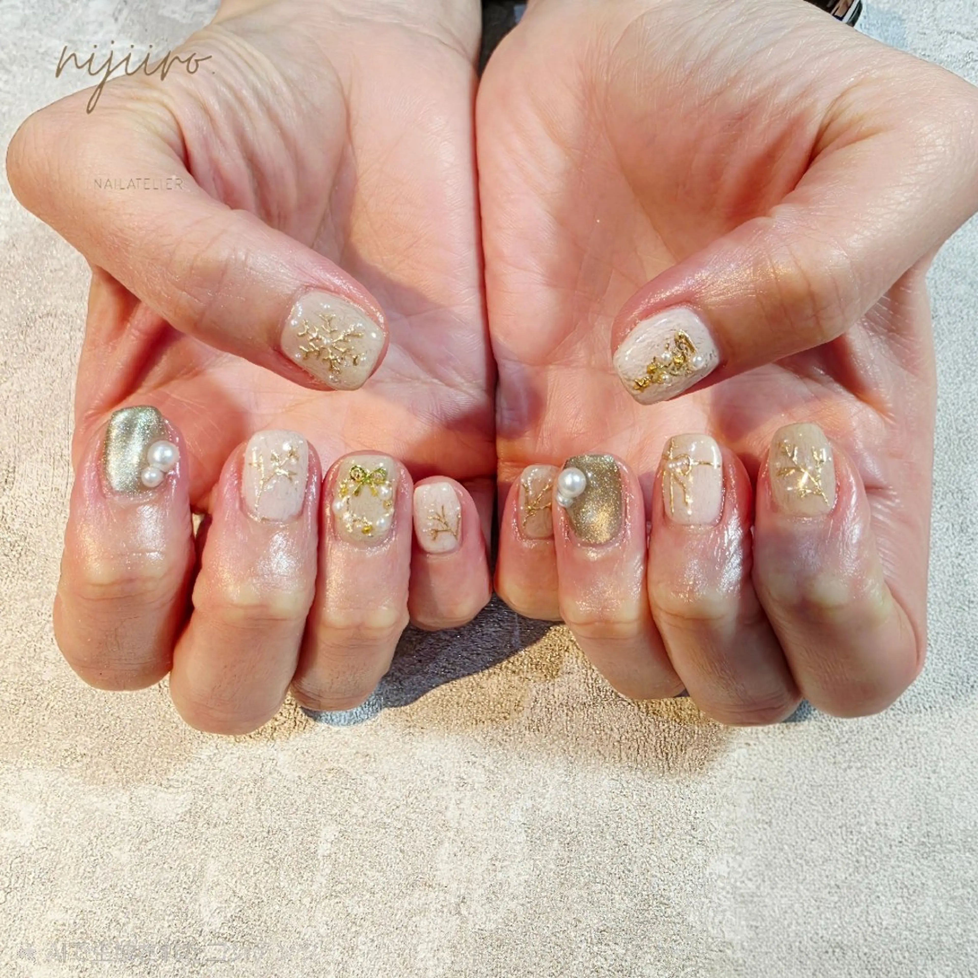 ネイル ハンドネイル nailatelier nijiiro.所属・nijiiro🌈 サトウのネイルデザイン