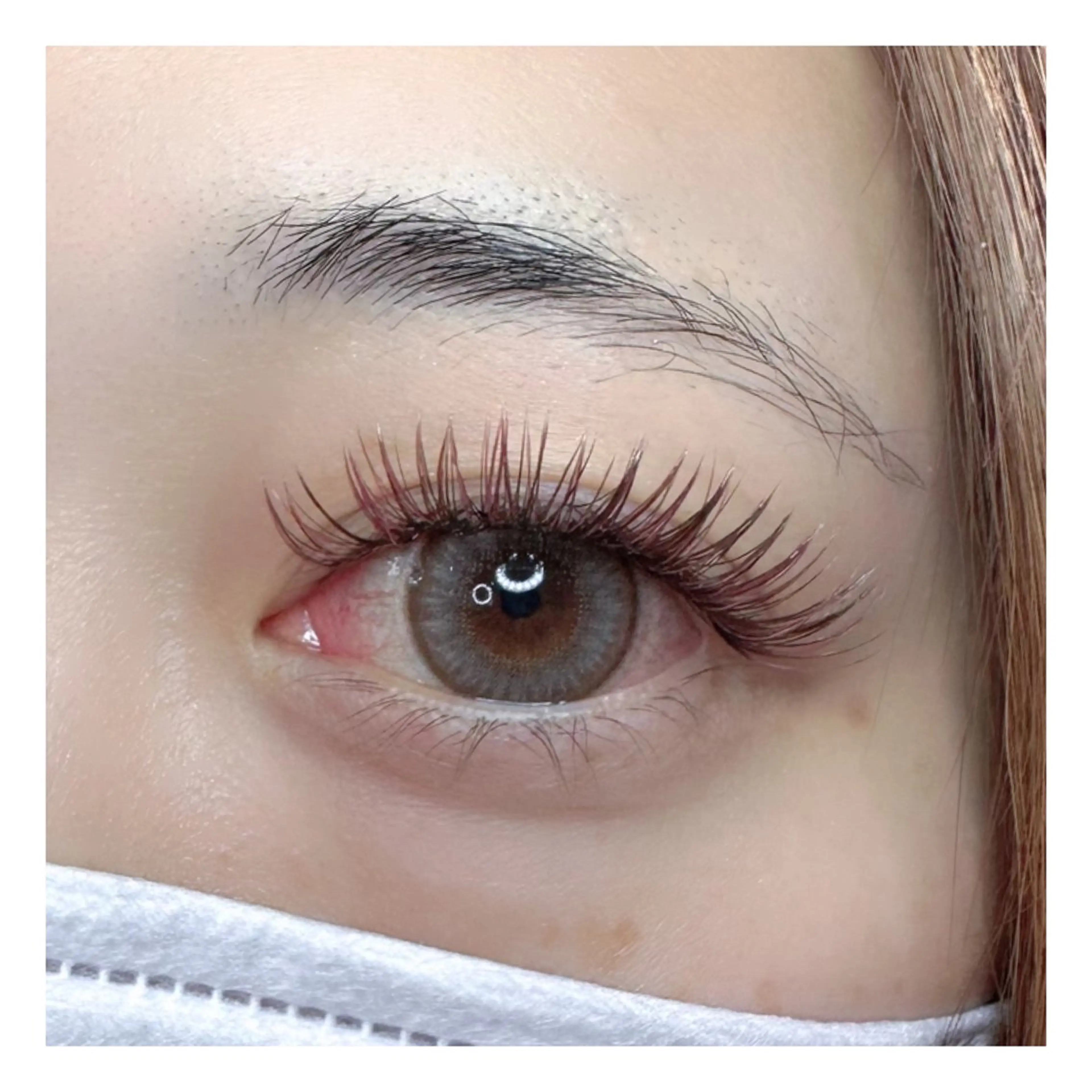 マツエク・マツパ バインドロック カラーマツエク ULUS mamiのマツエク・マツパデザイン