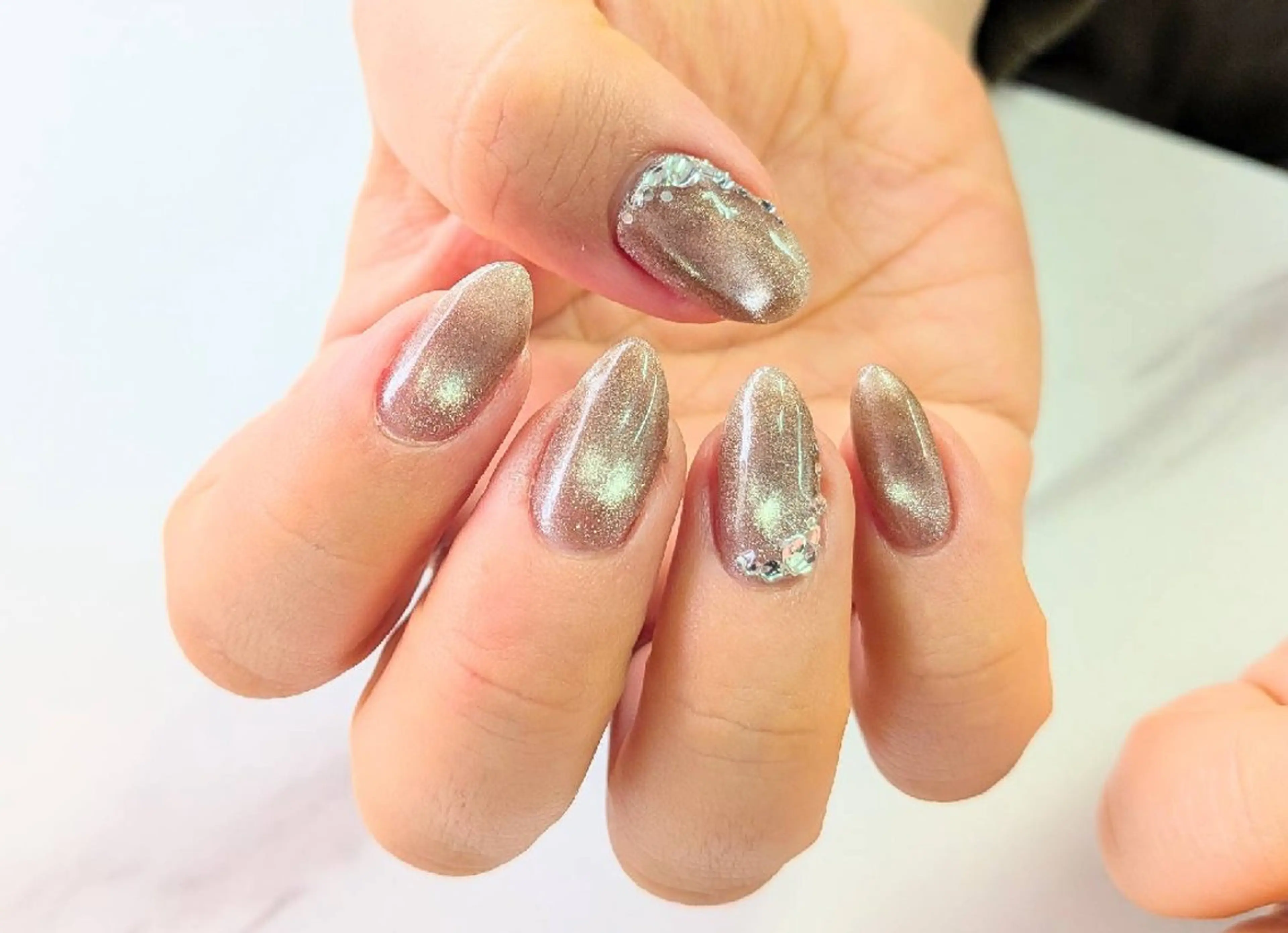 ネイル ハンドネイル バニーラッシュ Nail. HANAのネイルデザイン