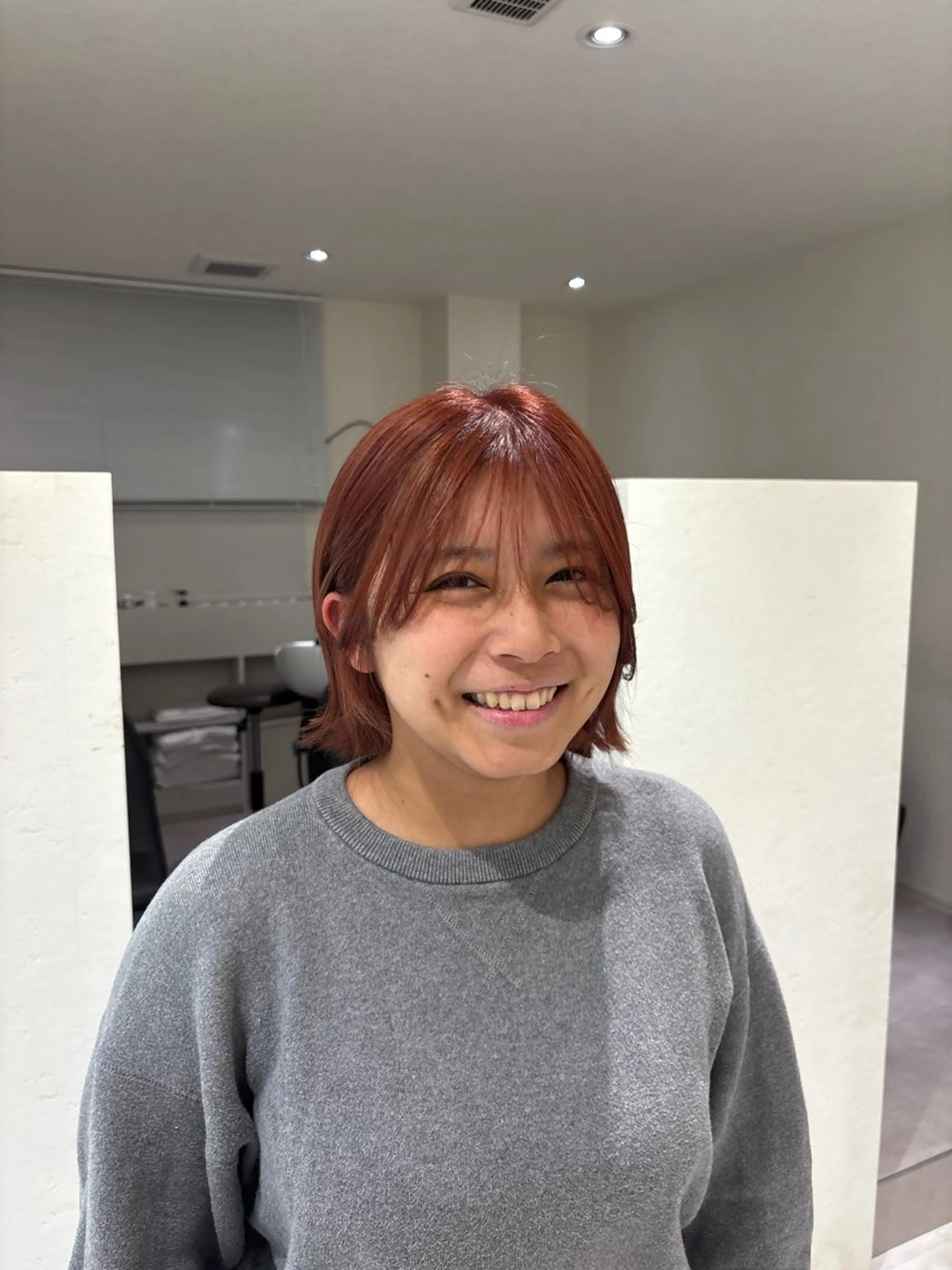 ショート カット ヘアカラー 佃 風子のヘアスタイル