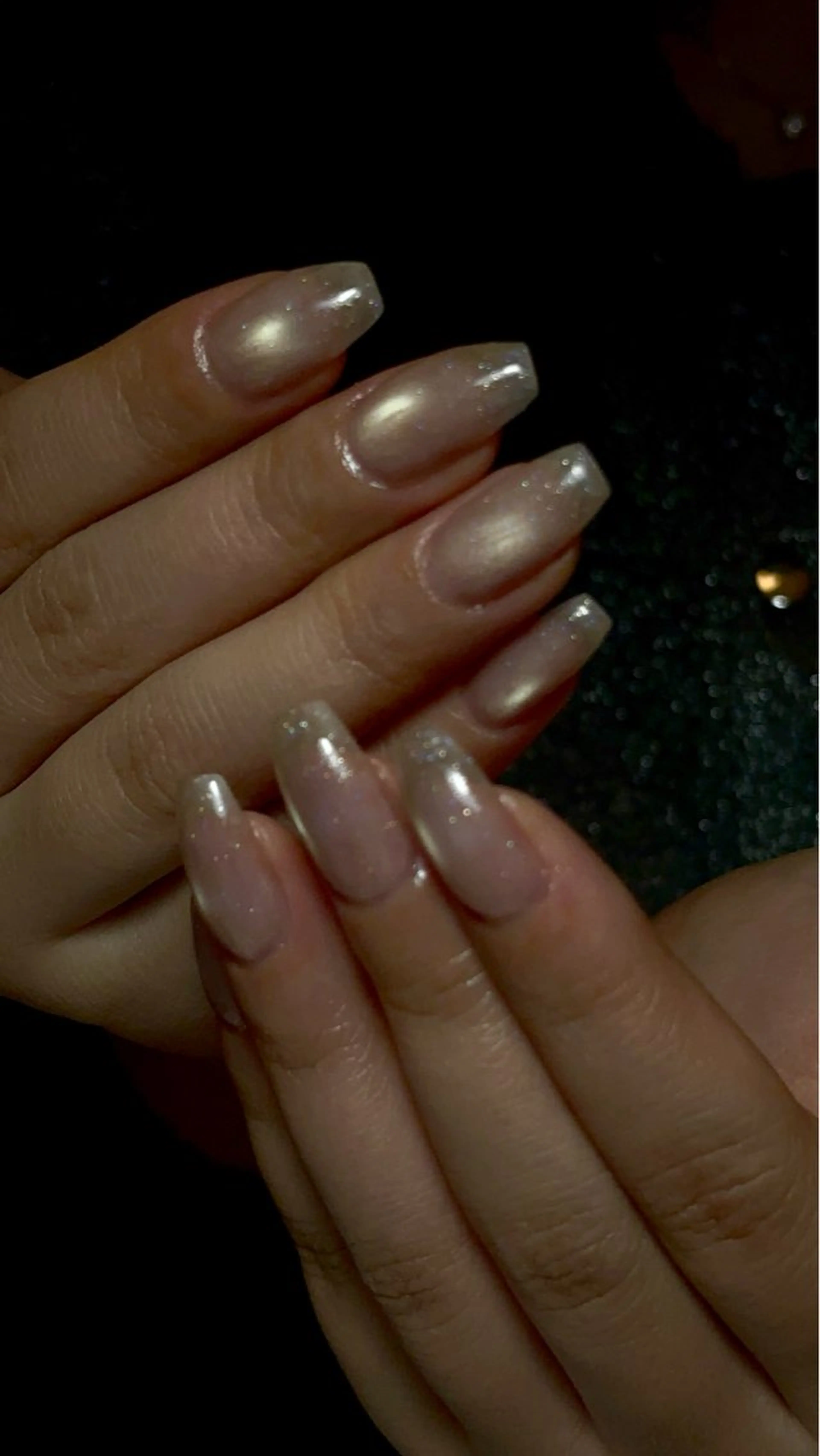 ネイル アートネイル オーロラネイル フットネイル ジェルネイル グラデーション fil nailのネイルデザイン