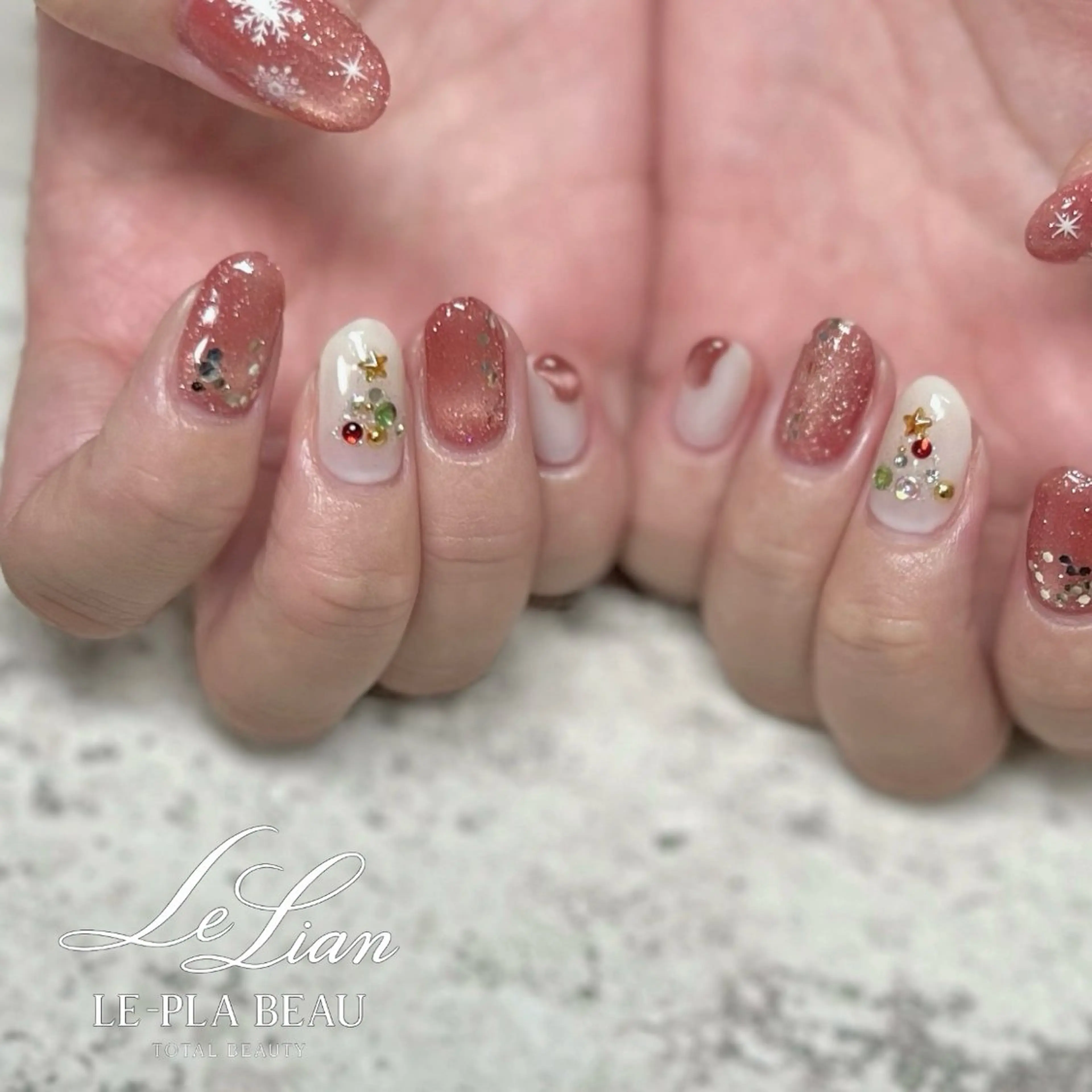 ネイル Lelian稲荷口 山田将也のネイルデザイン