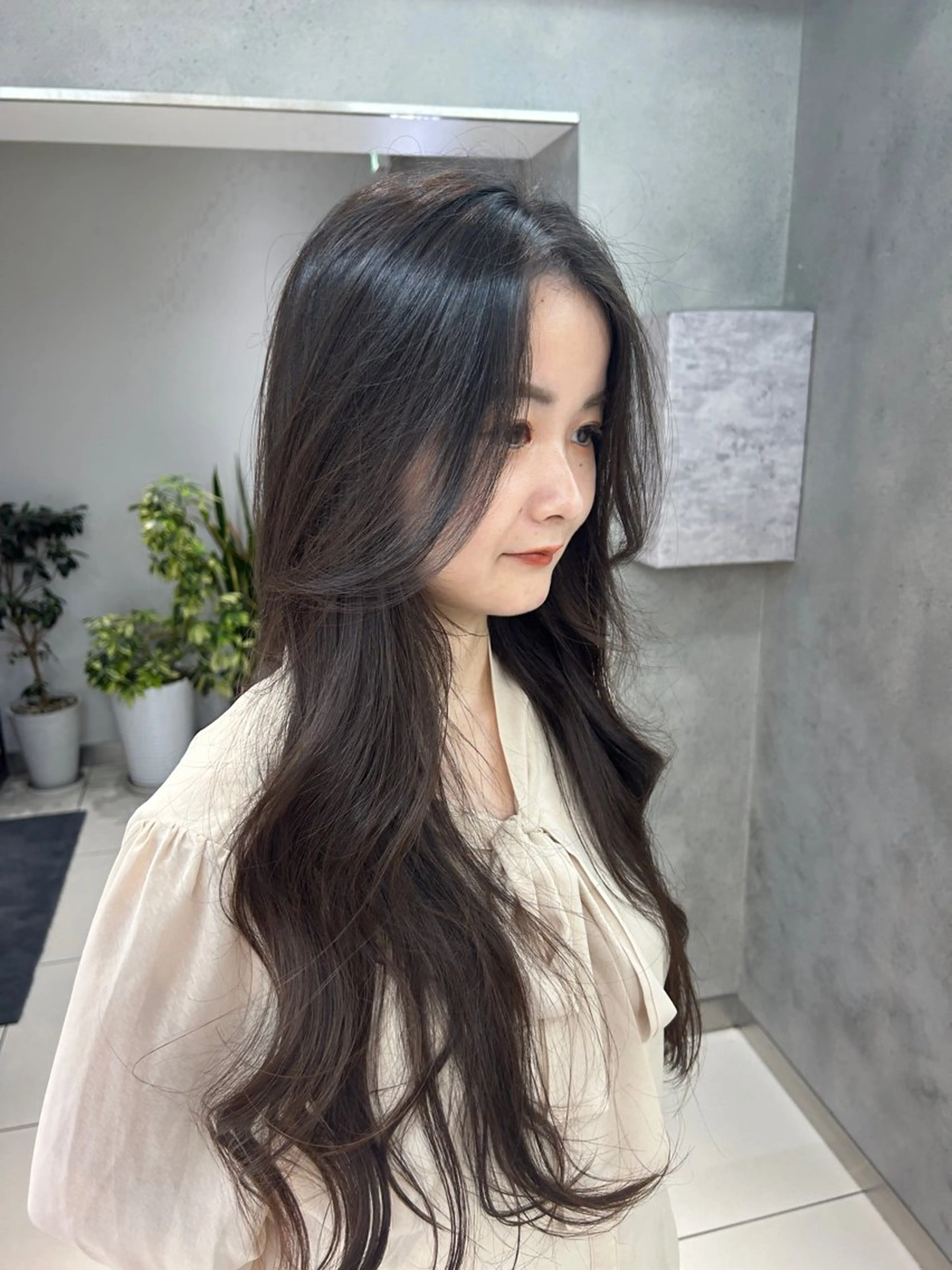 ロング くびれボブレイヤー 渋谷/kougaのヘアスタイル