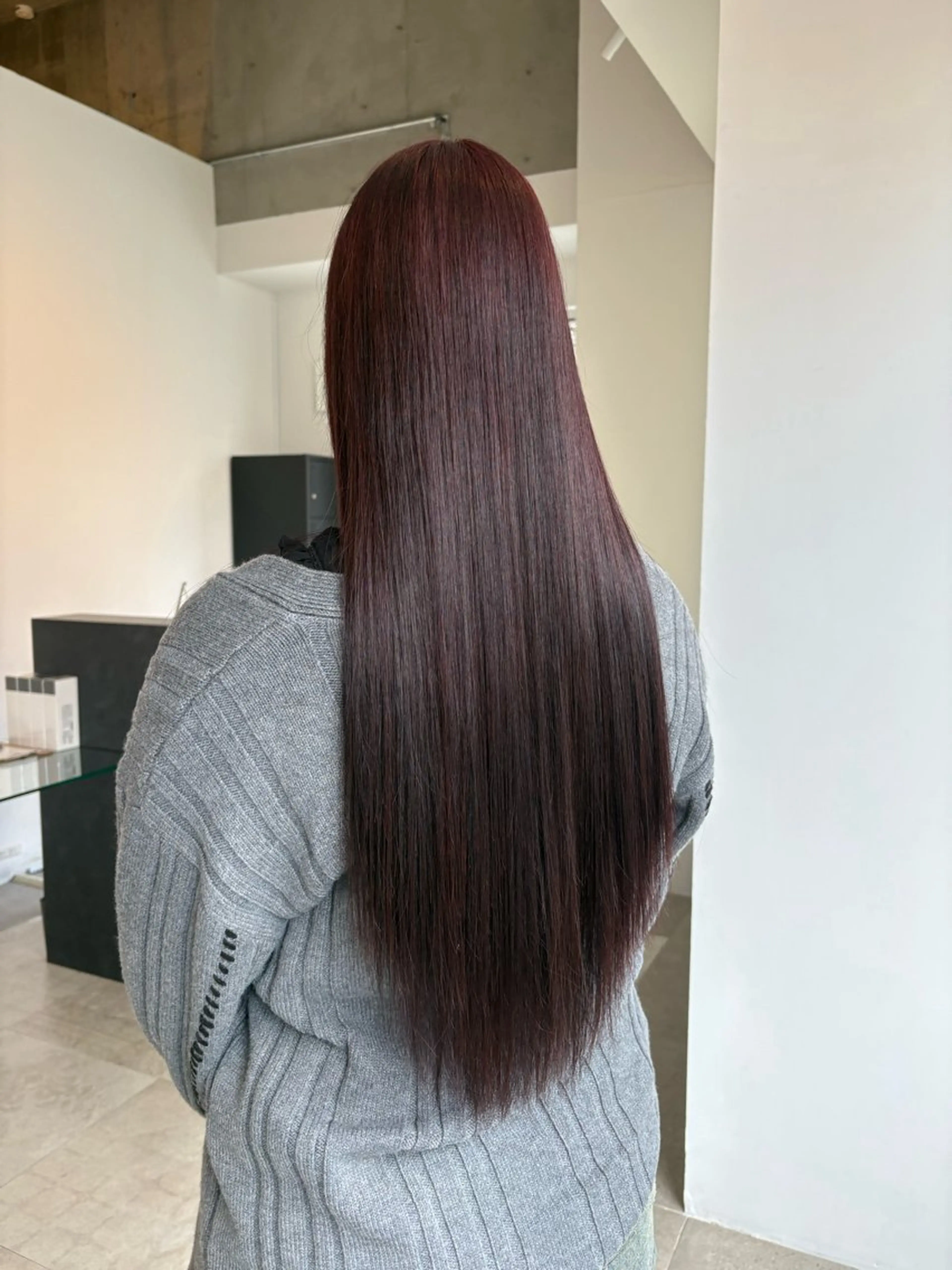 ロング ヘアカラー 中宗 哲平のヘアスタイル