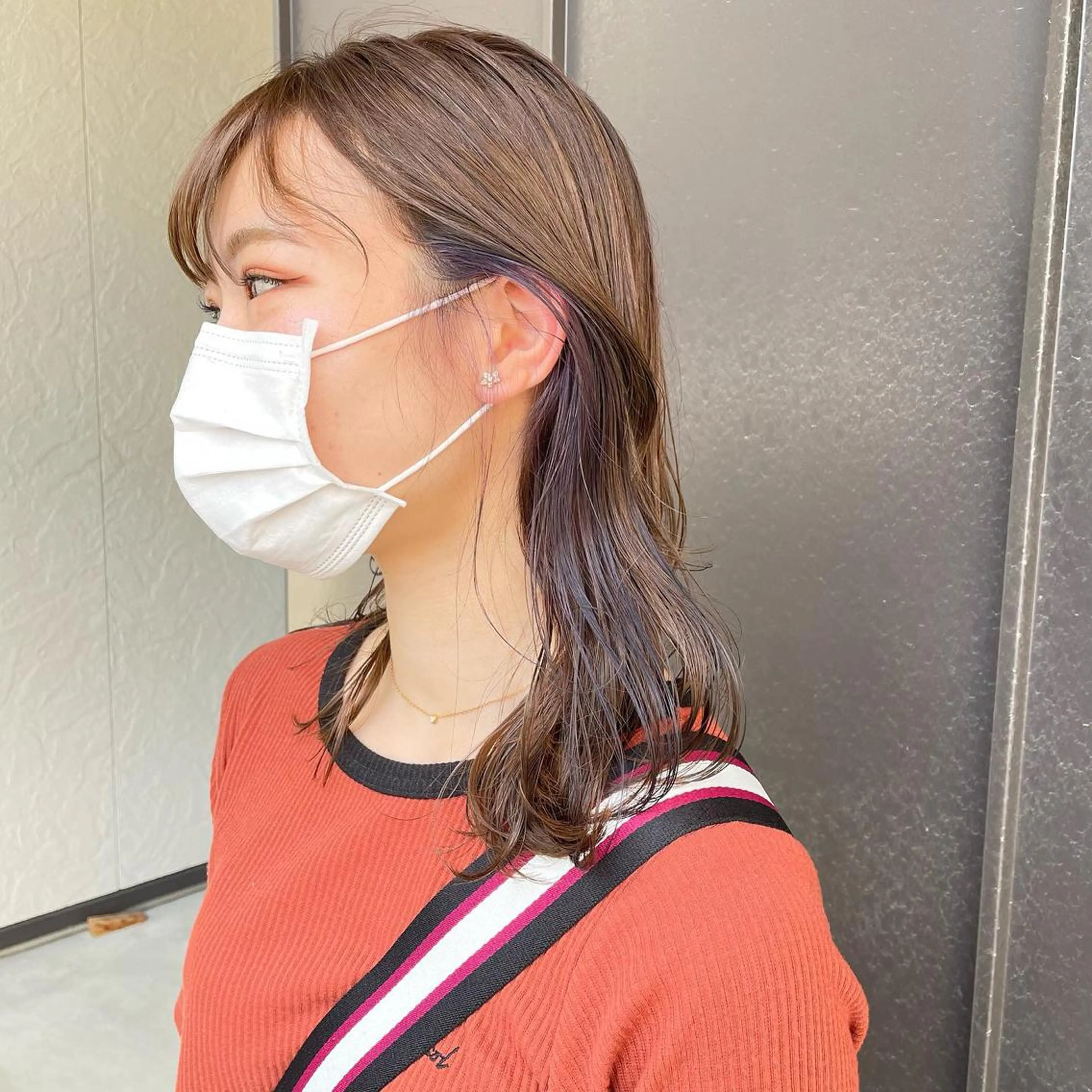 セミロング カラー ヘアカラー トリートメント 🌼RIKA🌼 レディース専門💖のヘアスタイル