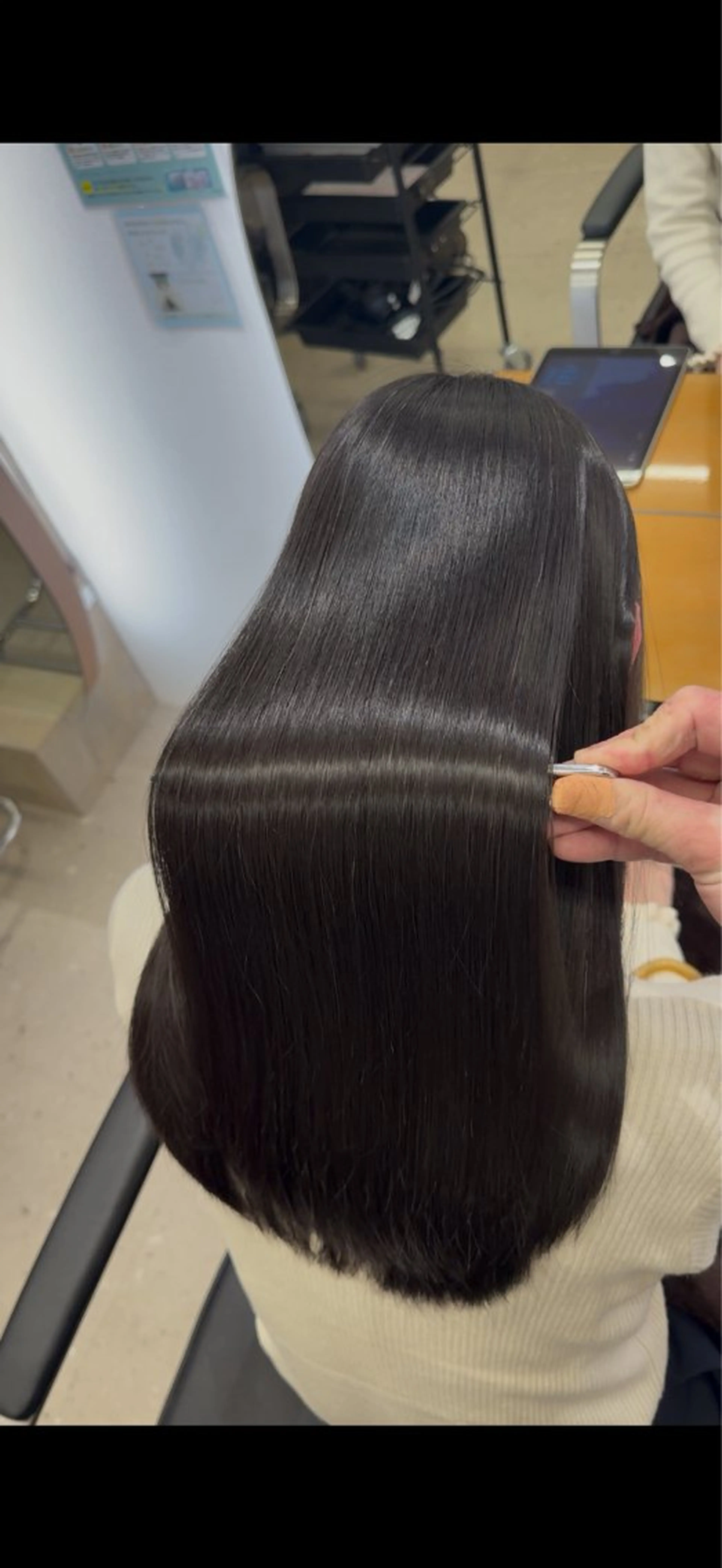 縮毛矯正 Bonheur大阪所属・茶屋町/『極艶✨️』 美髪矯正💎松本光汰のヘアスタイル