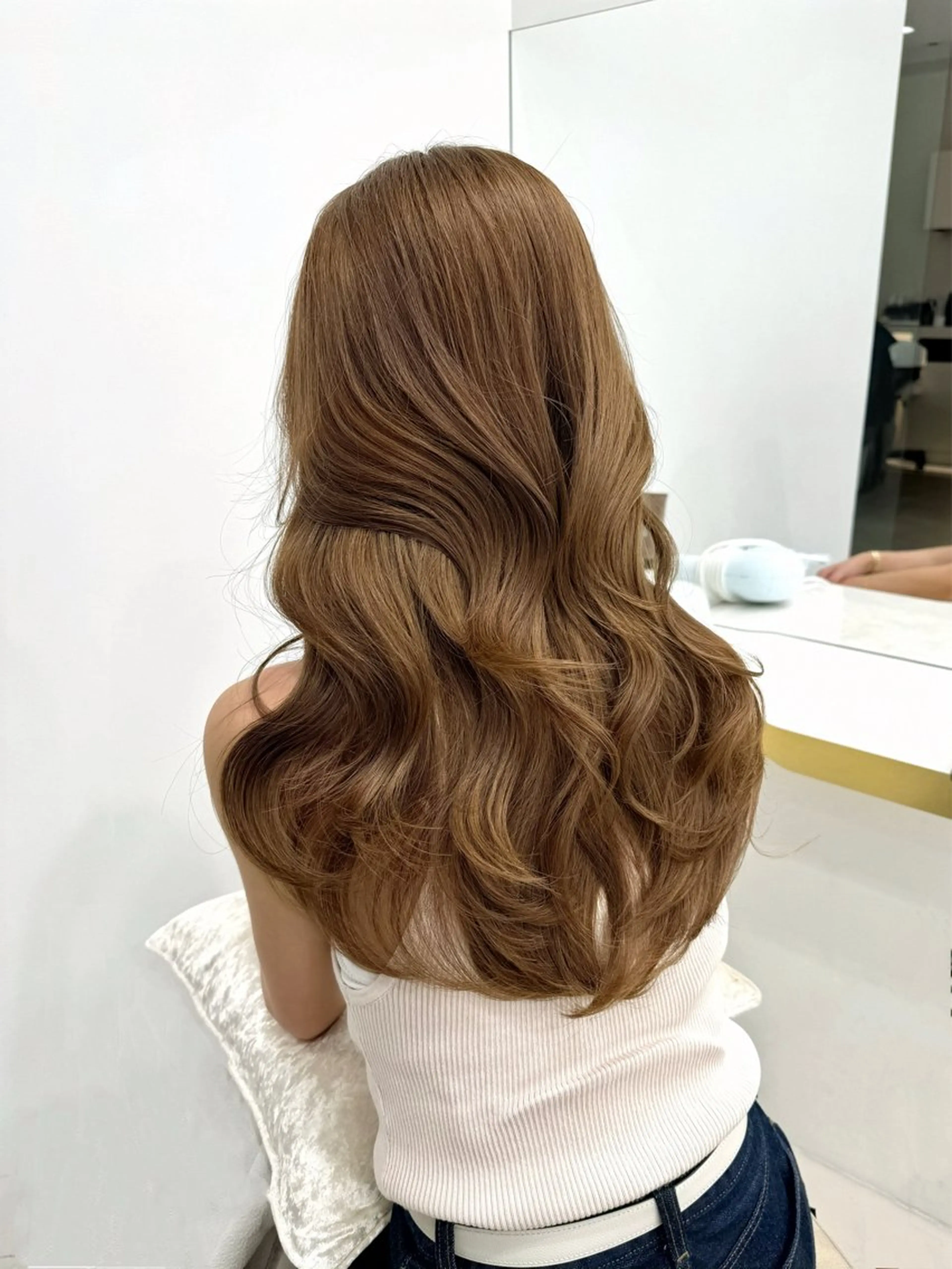 ロング カラー 名古屋/レイヤー 島原　由璃のヘアスタイル