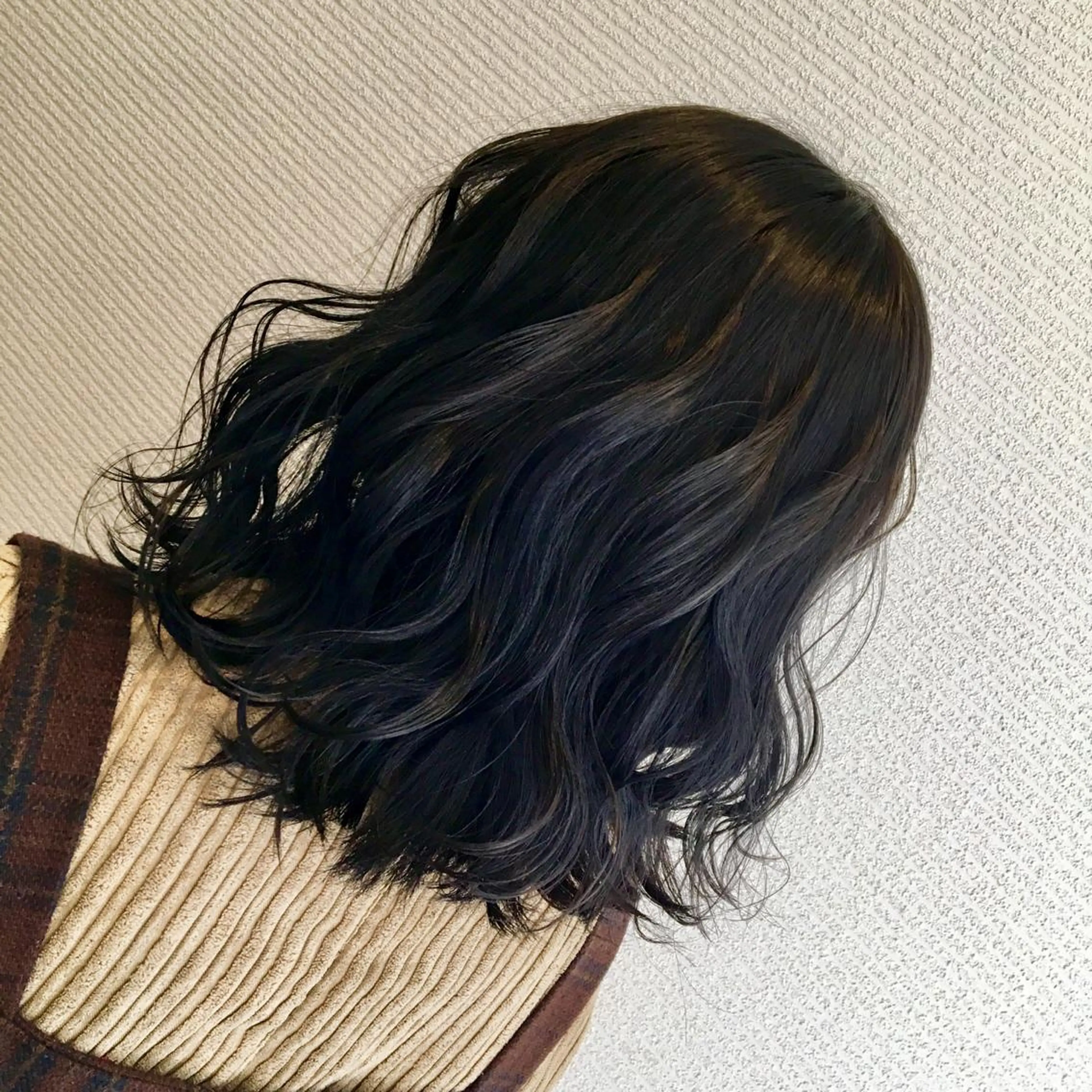 ミディアム 韓国✖️網紅🖤 パーマYURIYAのヘアスタイル