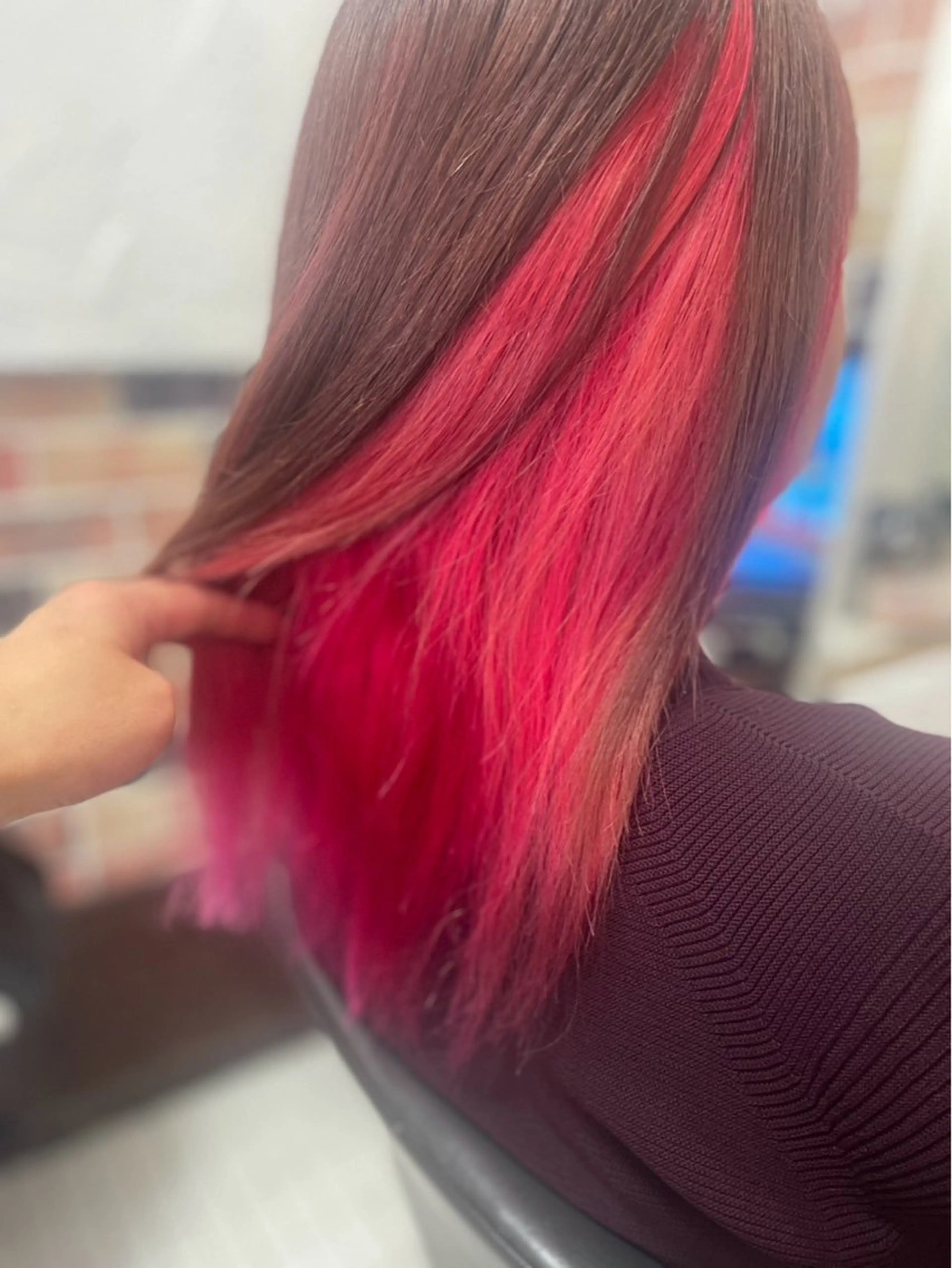 ロング カラー ヘアサロン ユリのヘアスタイル