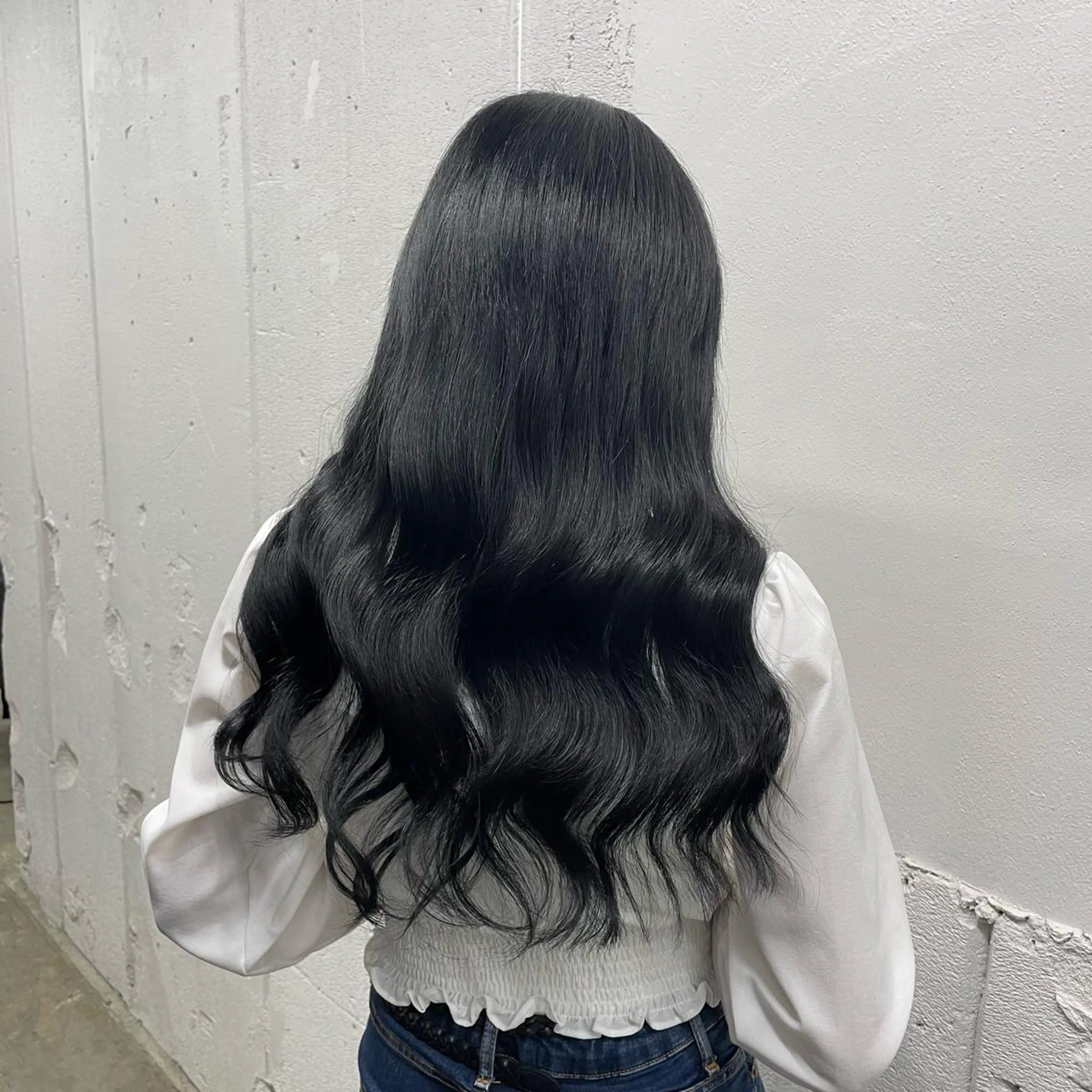 ロング カラー シールエクステ バレイヤージュ ミストバング ダブルカラー  フェイスフレーミング ヘアカラー エクステ 🧡艶髪ちゅるん髪 🫧🧡YUKI❄️のヘアスタイル