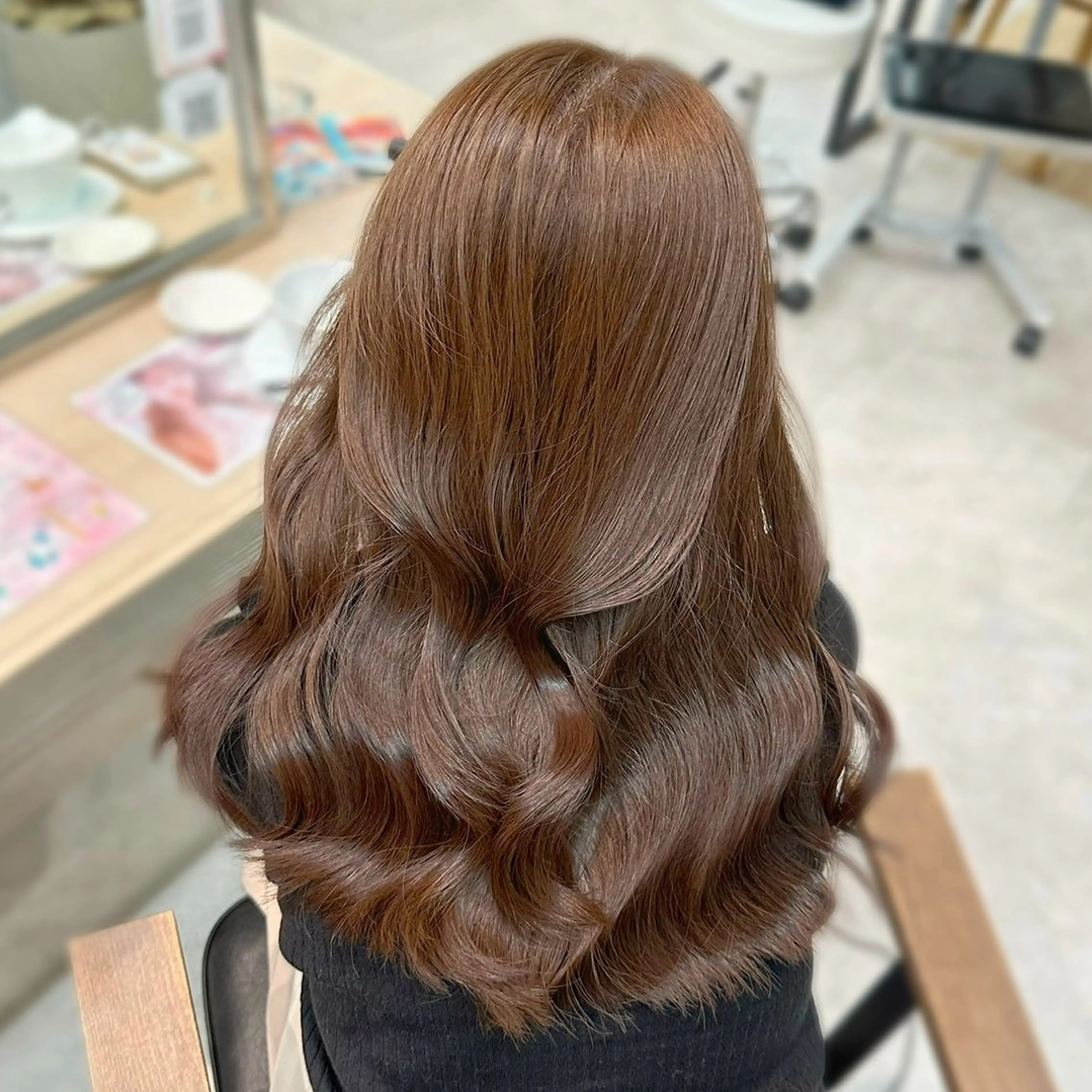 ロング メンズ縮毛矯正 ニュアンスパーマのヘアスタイル