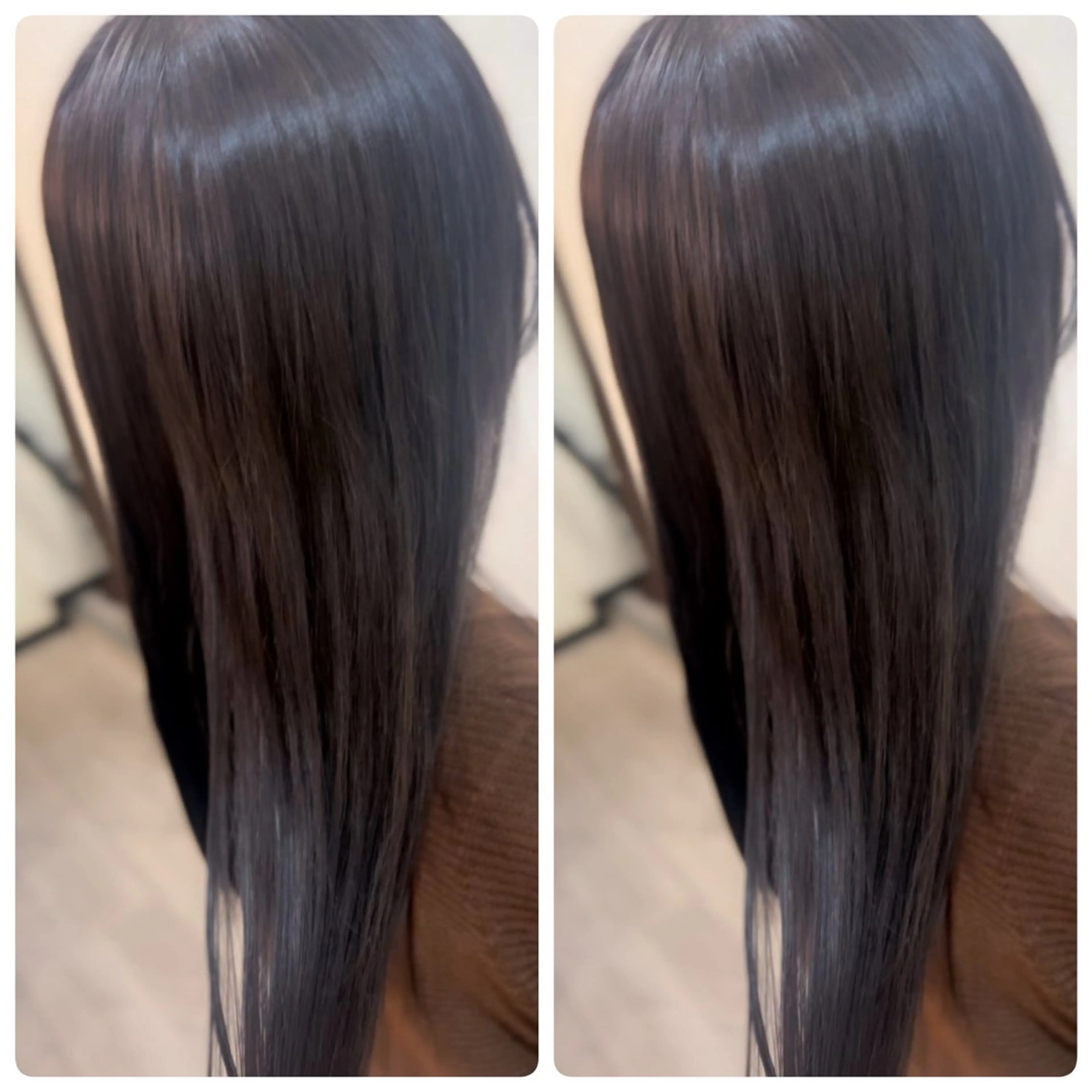 セミロング ヘアカラー 飯星慧斗 /ブリーチ、縮毛矯正のヘアスタイル