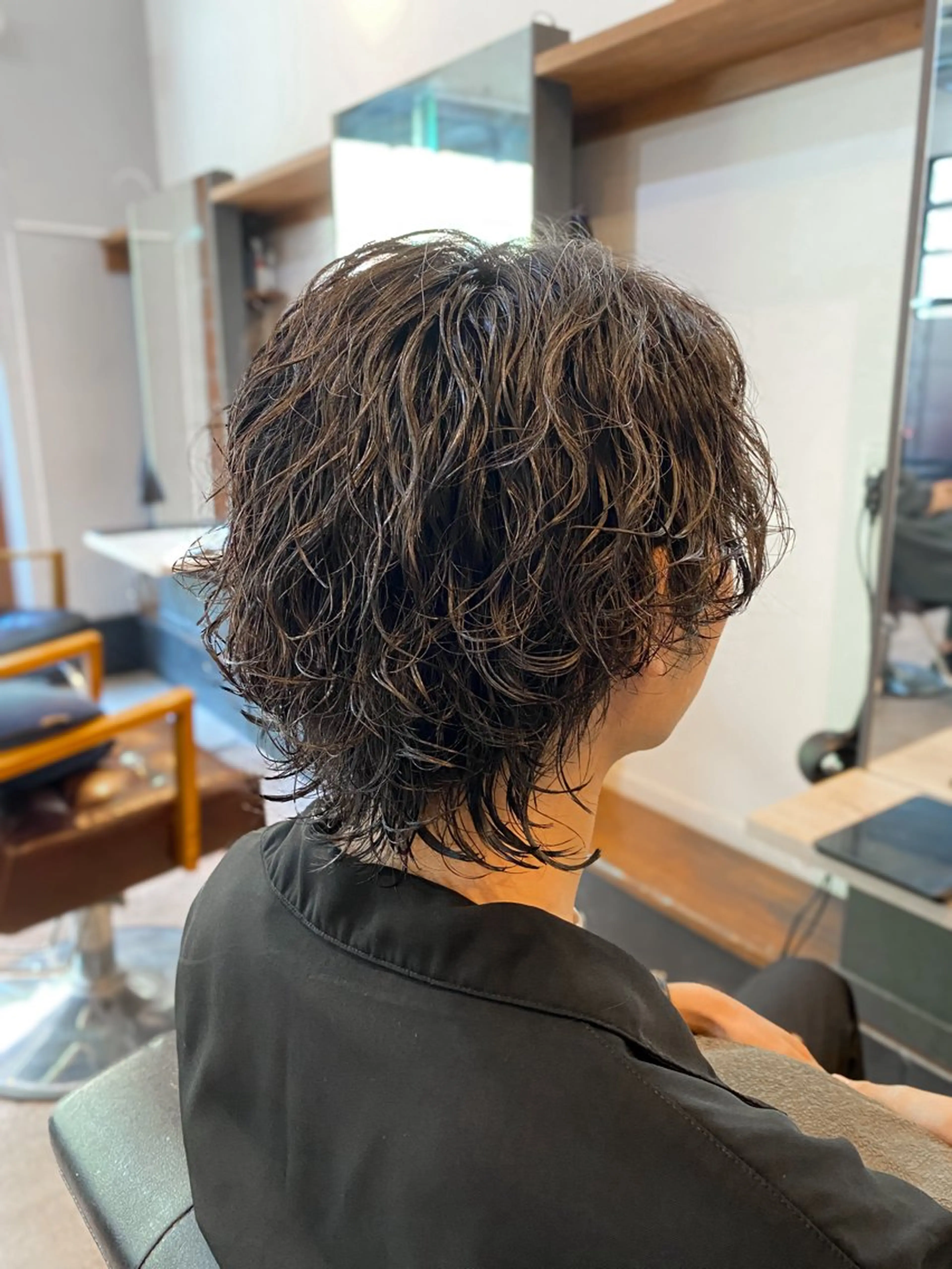 【IRIE💈メンズ限定】メンズカット+波巻きパーマの写真