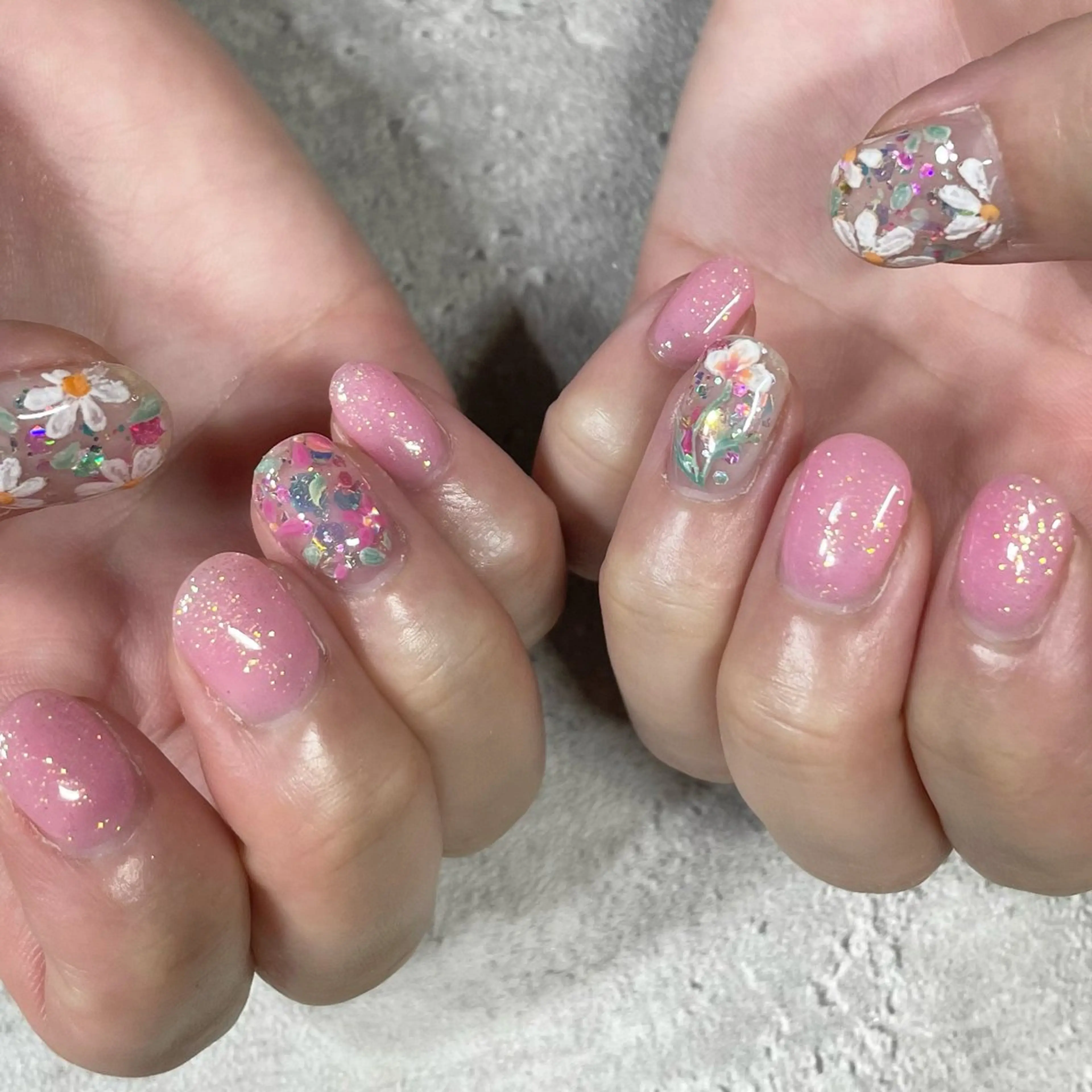 ネイル ジェルネイル 東 千夏のネイルデザイン