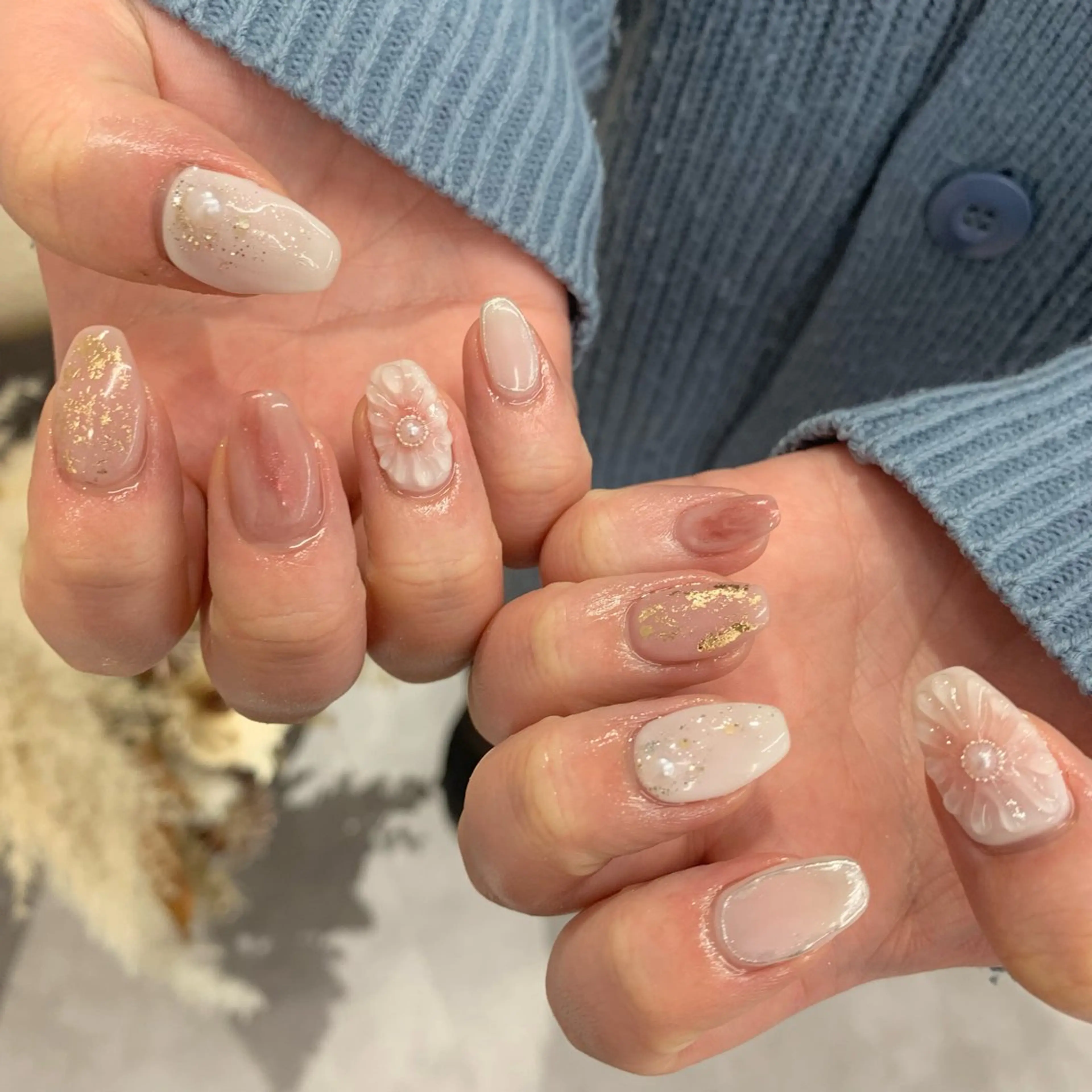 ネイル 春ネイル マキノ ユイのネイルデザイン