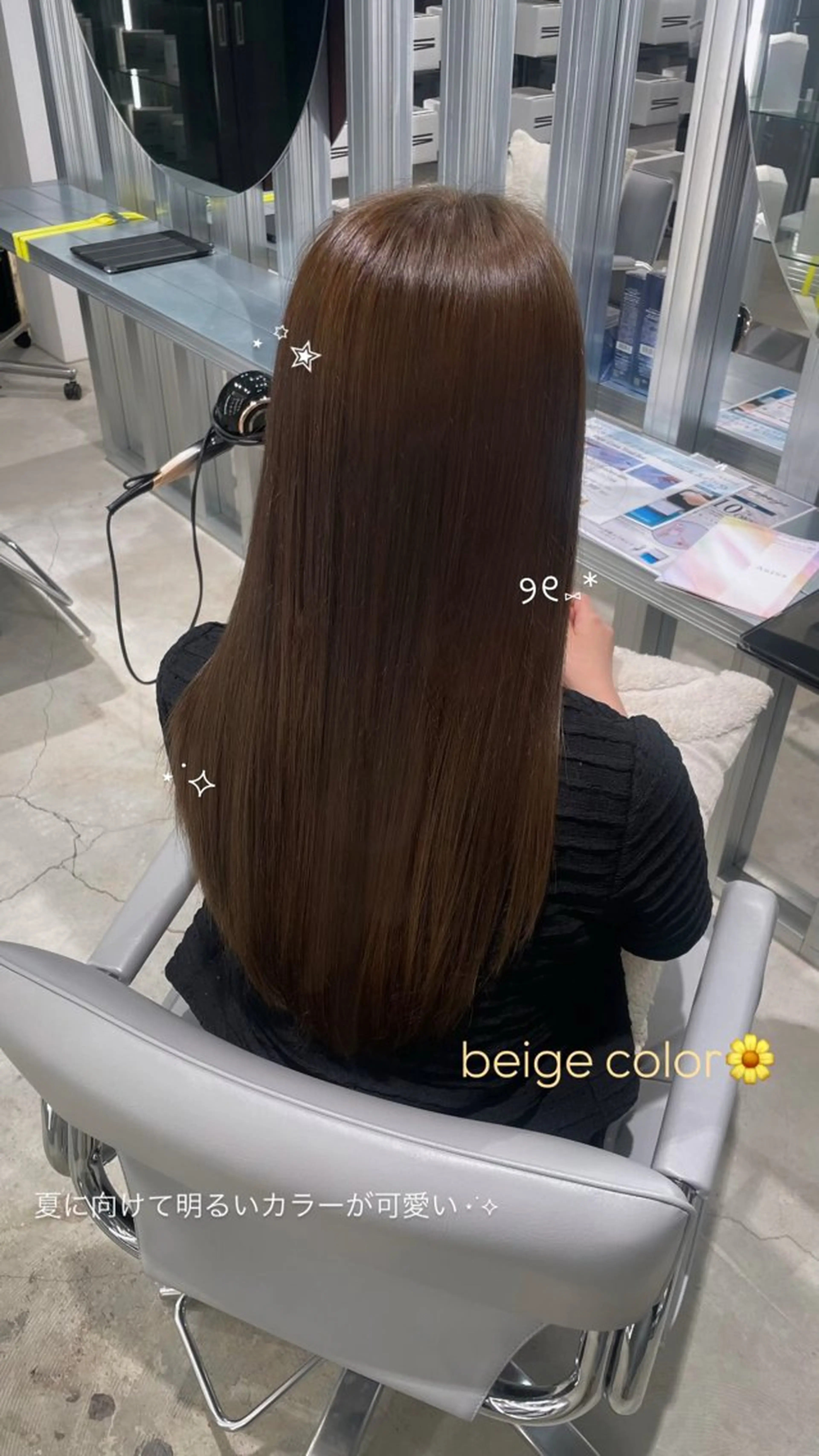 ロング カラー ヘアカラー nanase / レイヤーカットのヘアスタイル