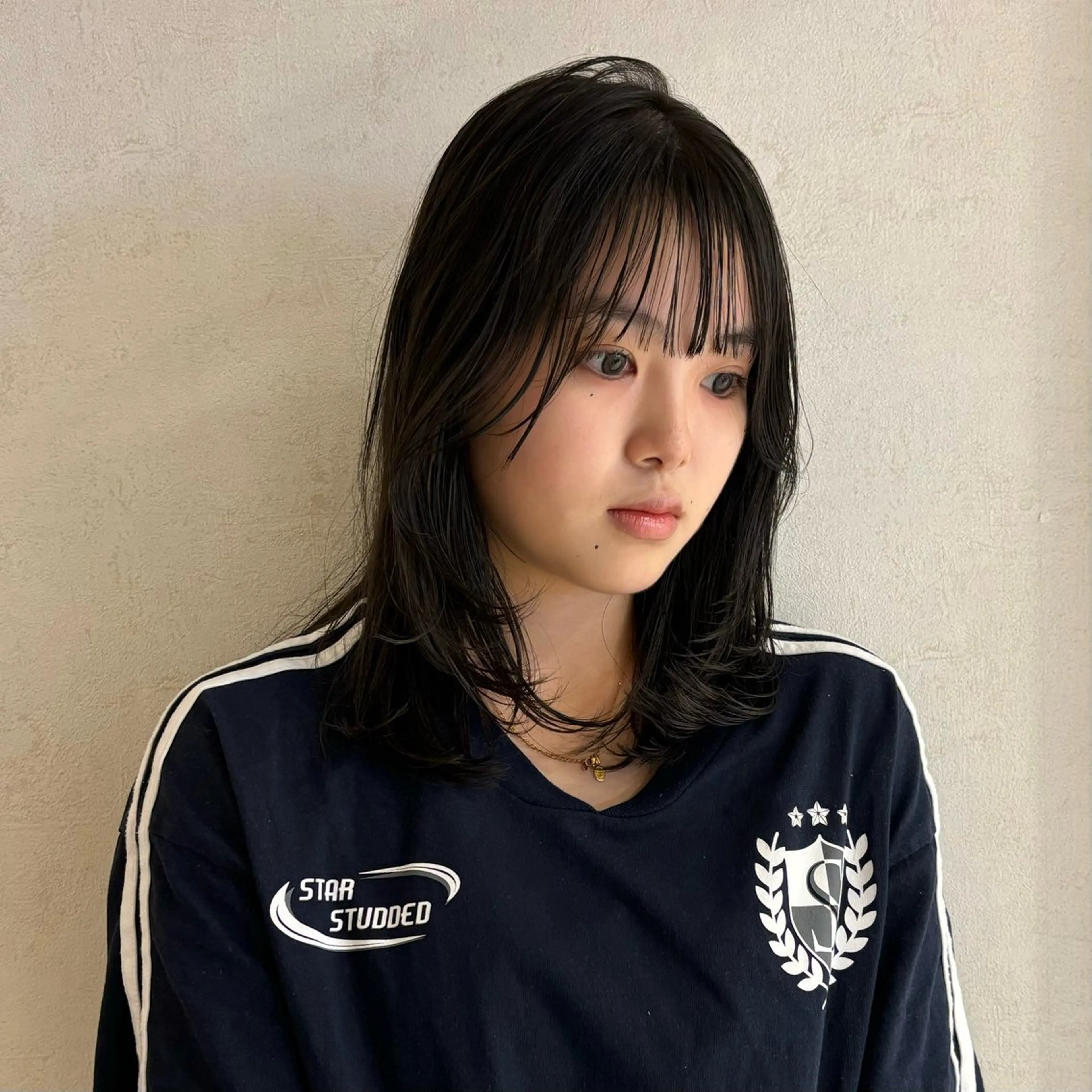 ミディアム レイヤーカット izumi/ ボブ/パーマのヘアスタイル