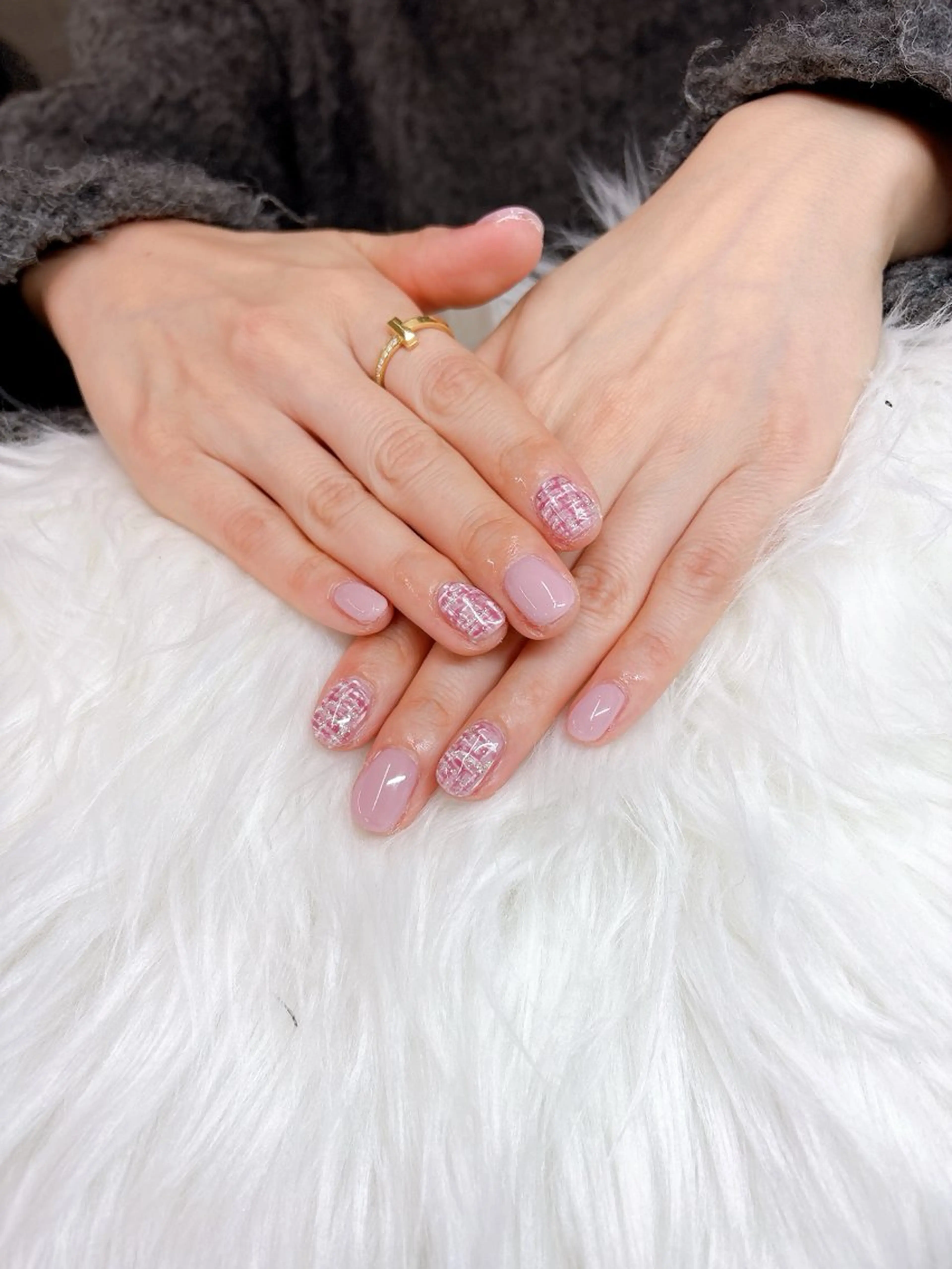 ネイル オーロラネイル フレンチネイル ジェルネイル 韓国ネイル マグネットネイル ハンドネイル Basic Kanonのネイルデザイン