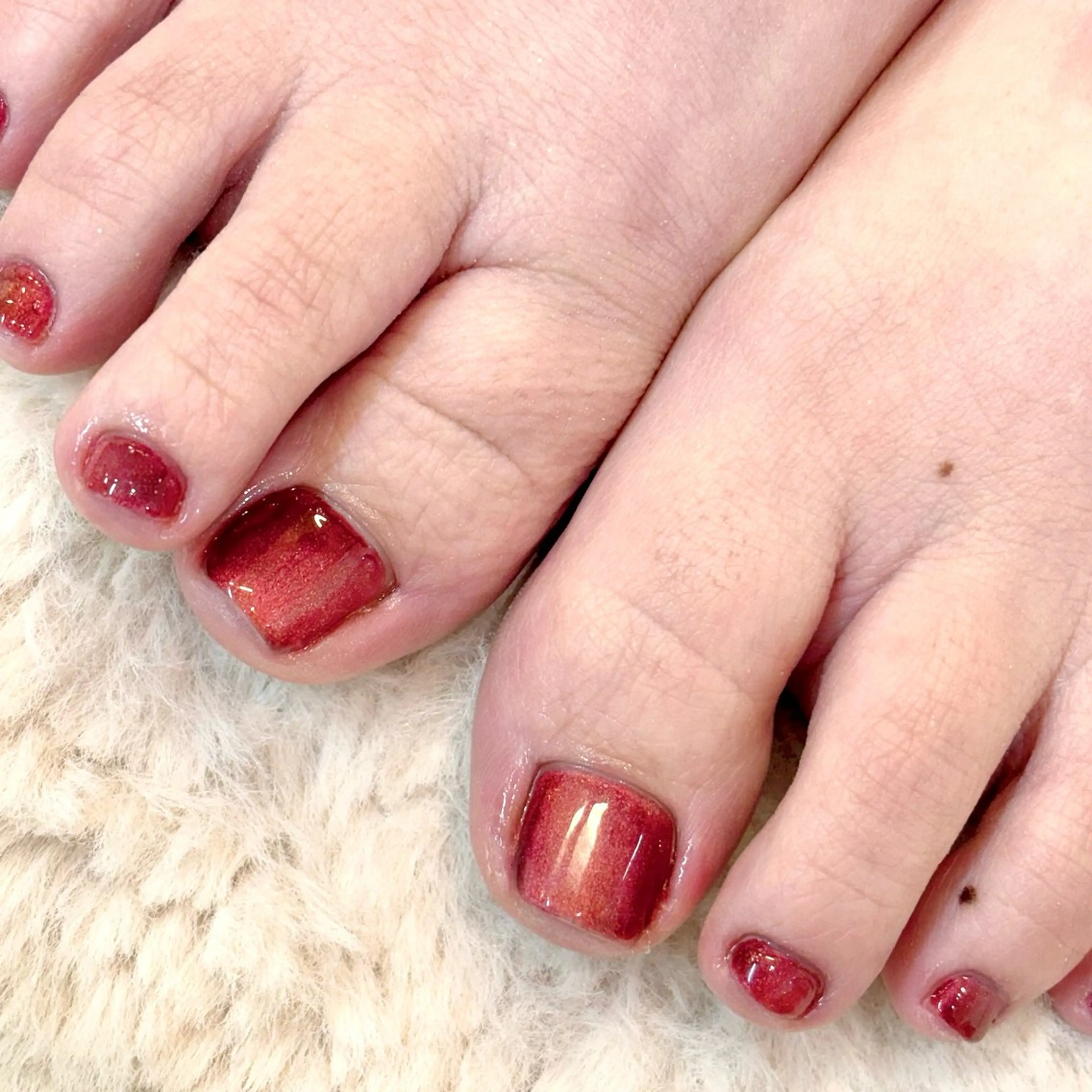 フット️🫧マグネットネイル（付け替えオフなし）の写真