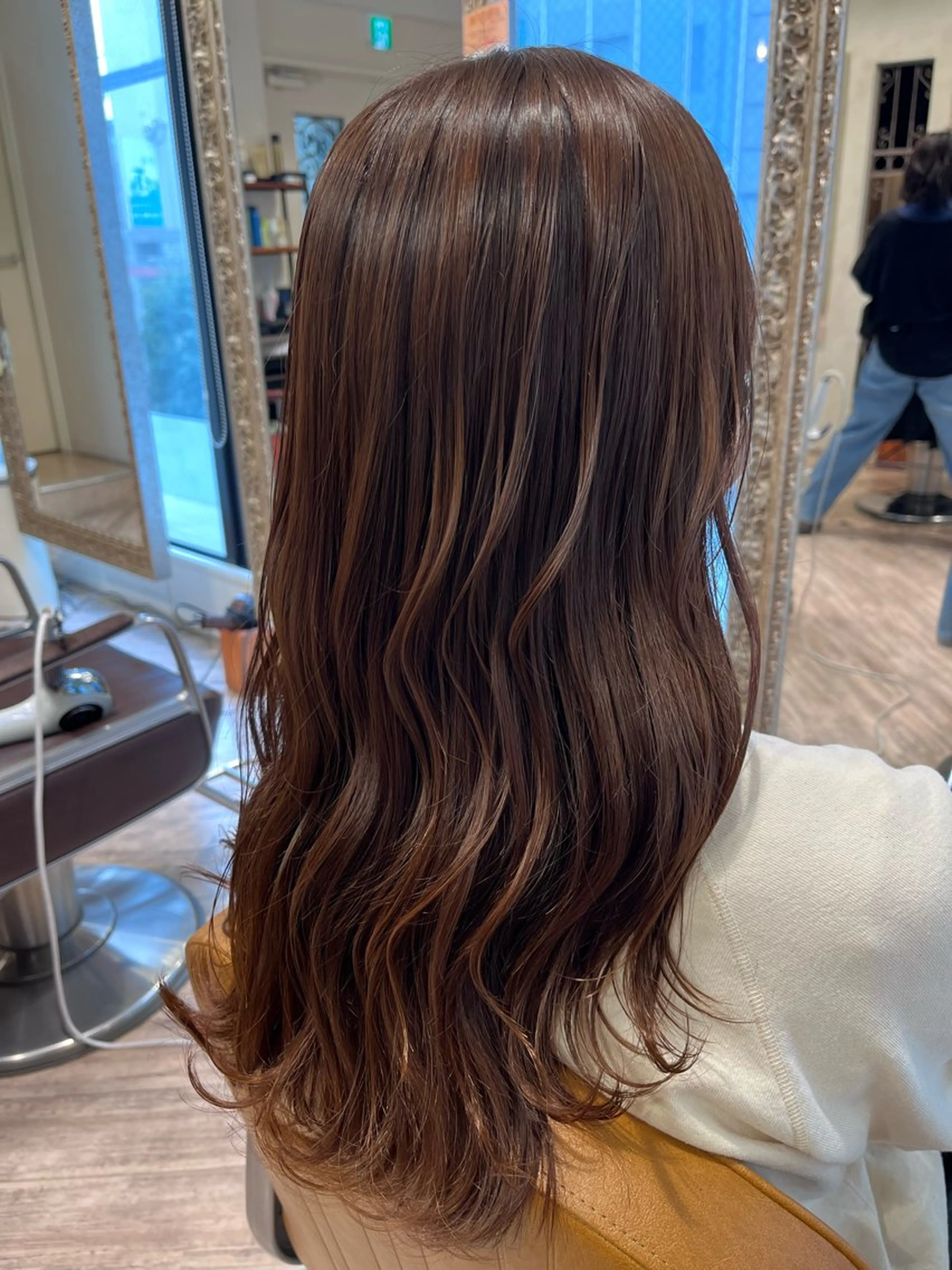 ロング カラー カット ヘアカラー 五十嵐ゆり 美髪カラー　武蔵小杉のヘアスタイル