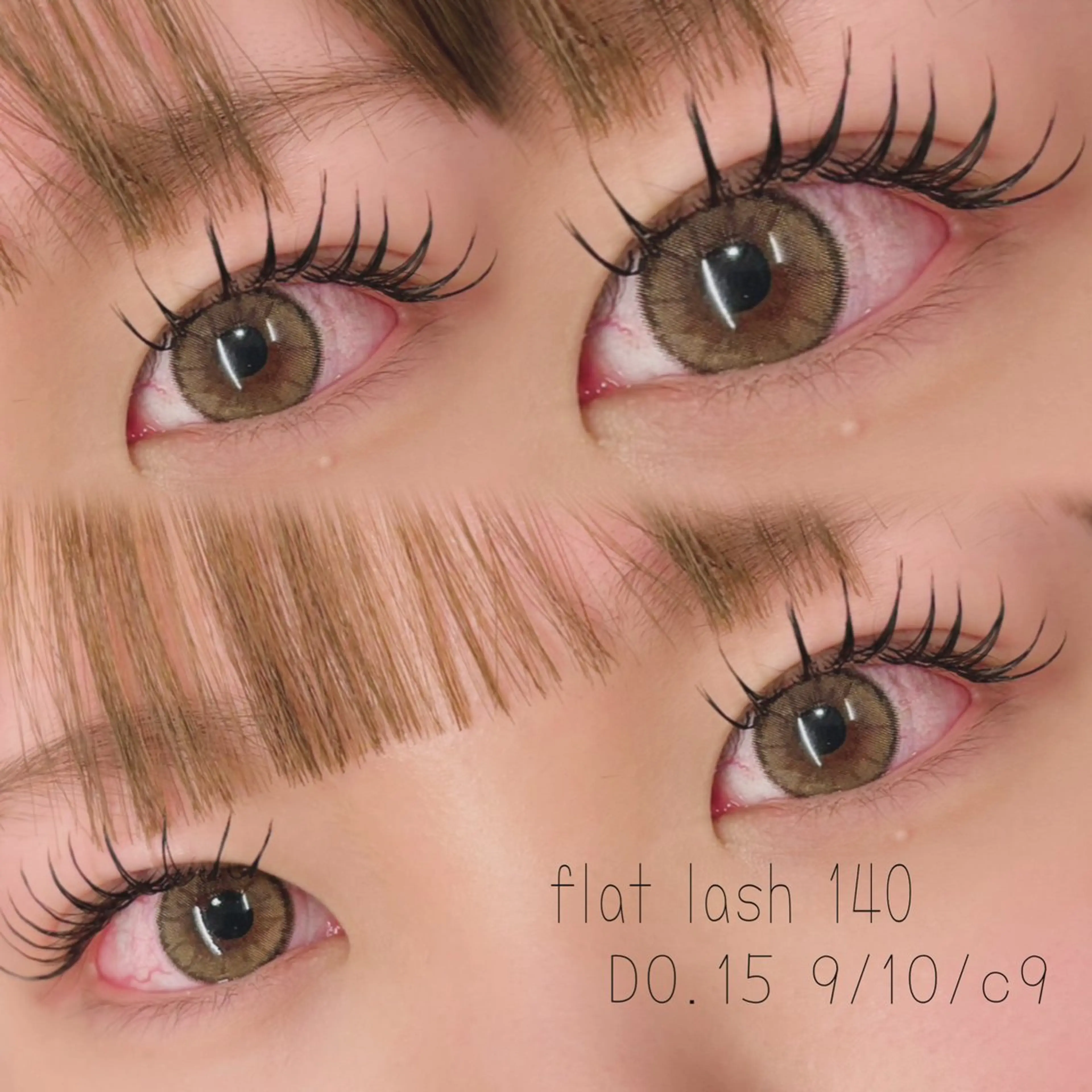 マツエク・マツパ フラットラッシュ Fave ♡harunaのマツエク・マツパデザイン