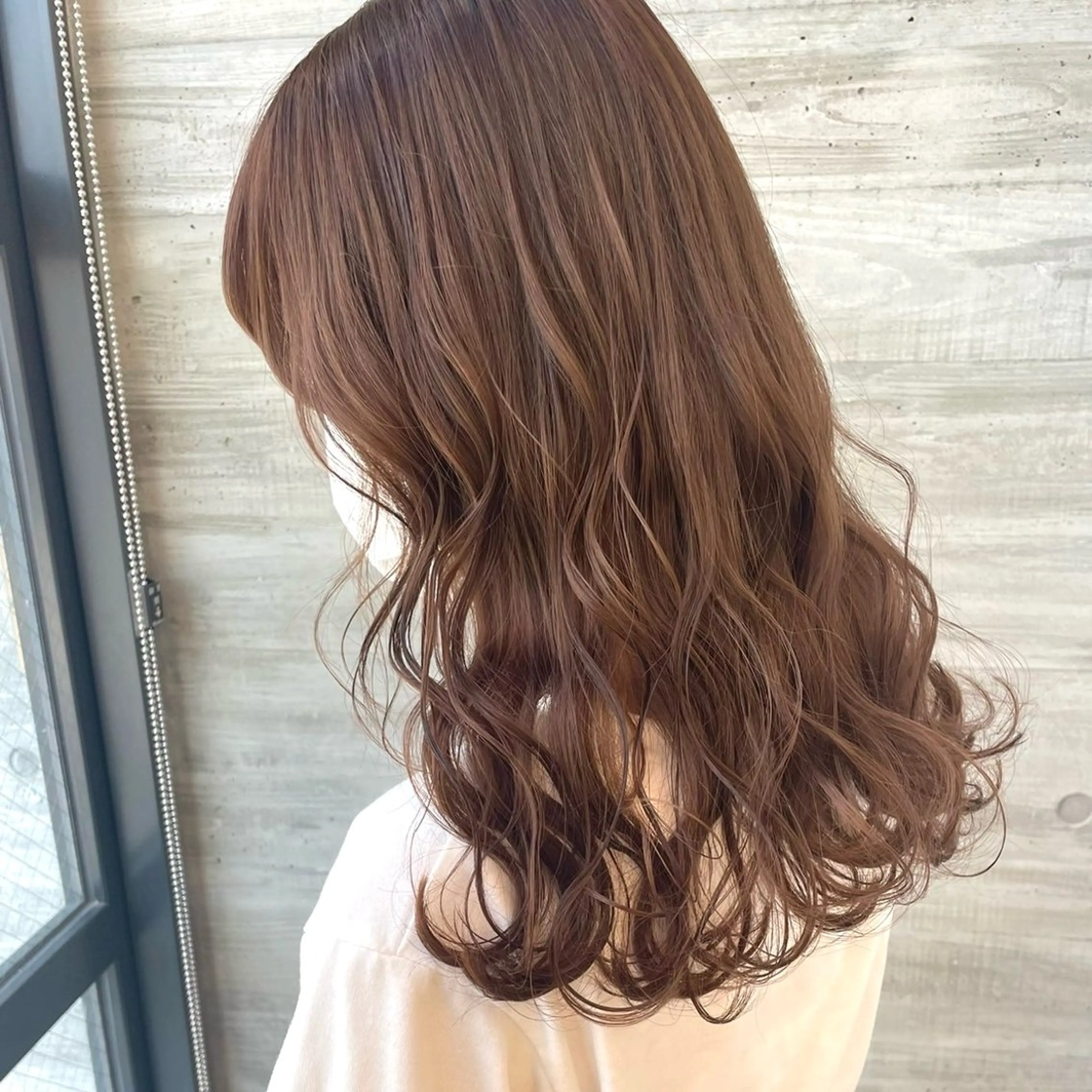 セミロング カラー ヘアカラー ParveMix￤ 大賀さつき🍨🤍のヘアスタイル