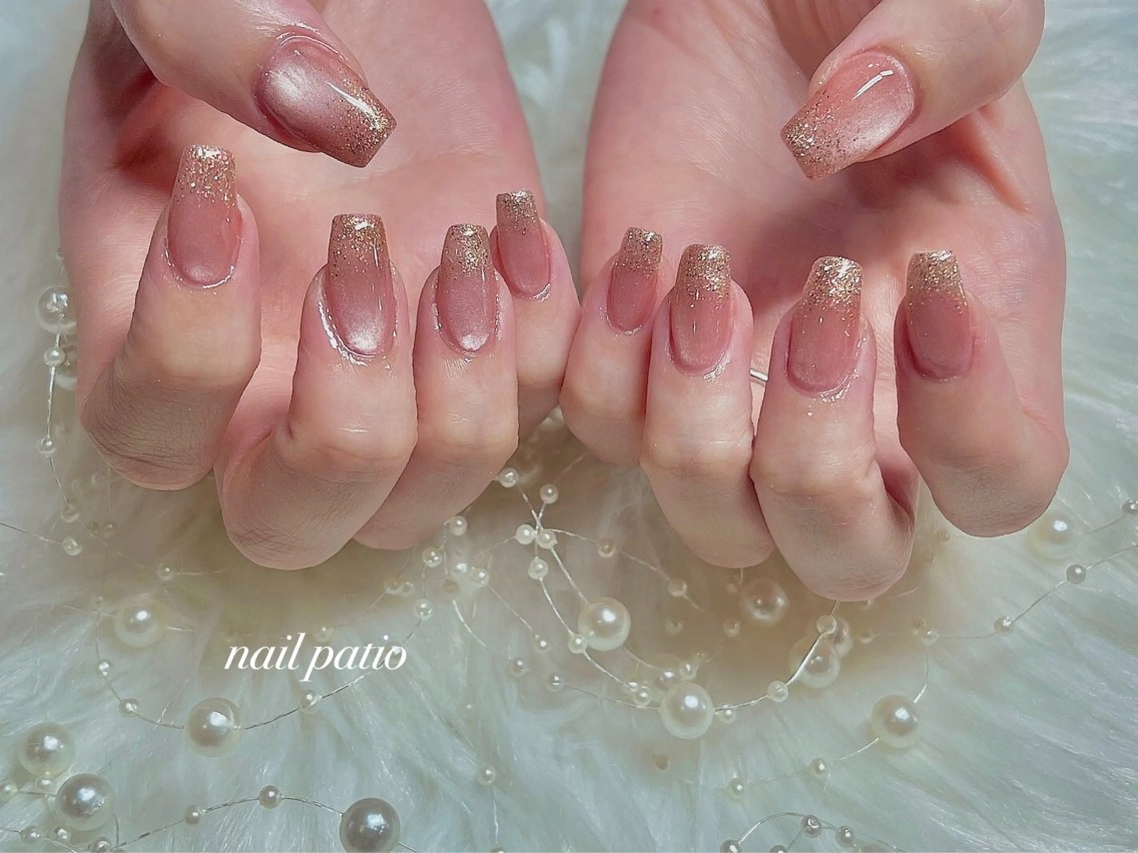 ネイル ラメ(グリッター) ハンドネイル nail patio 新越谷 yukiのネイルデザイン