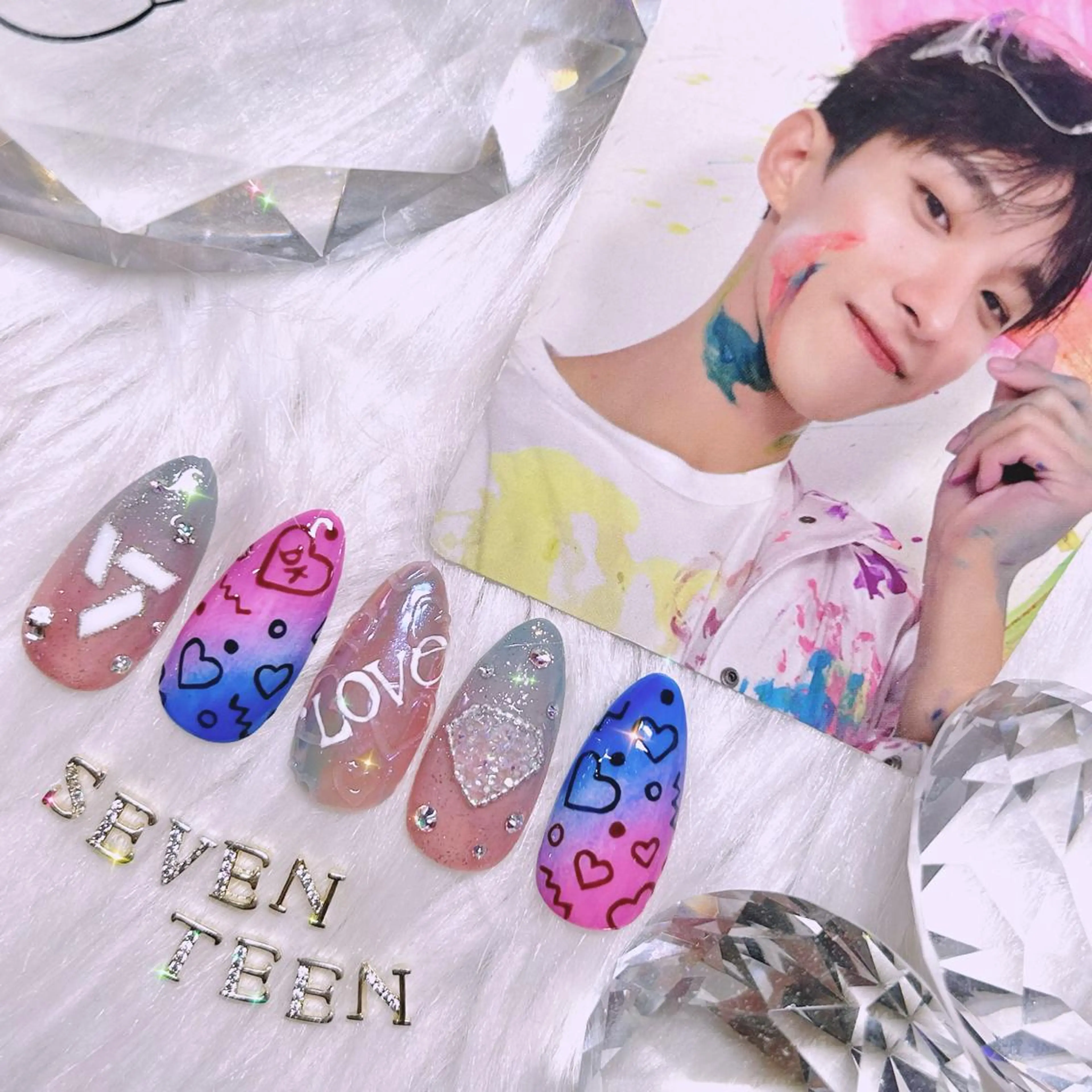 ネイル アートネイル 韓国ネイル élu by Noriko 前原のネイルデザイン